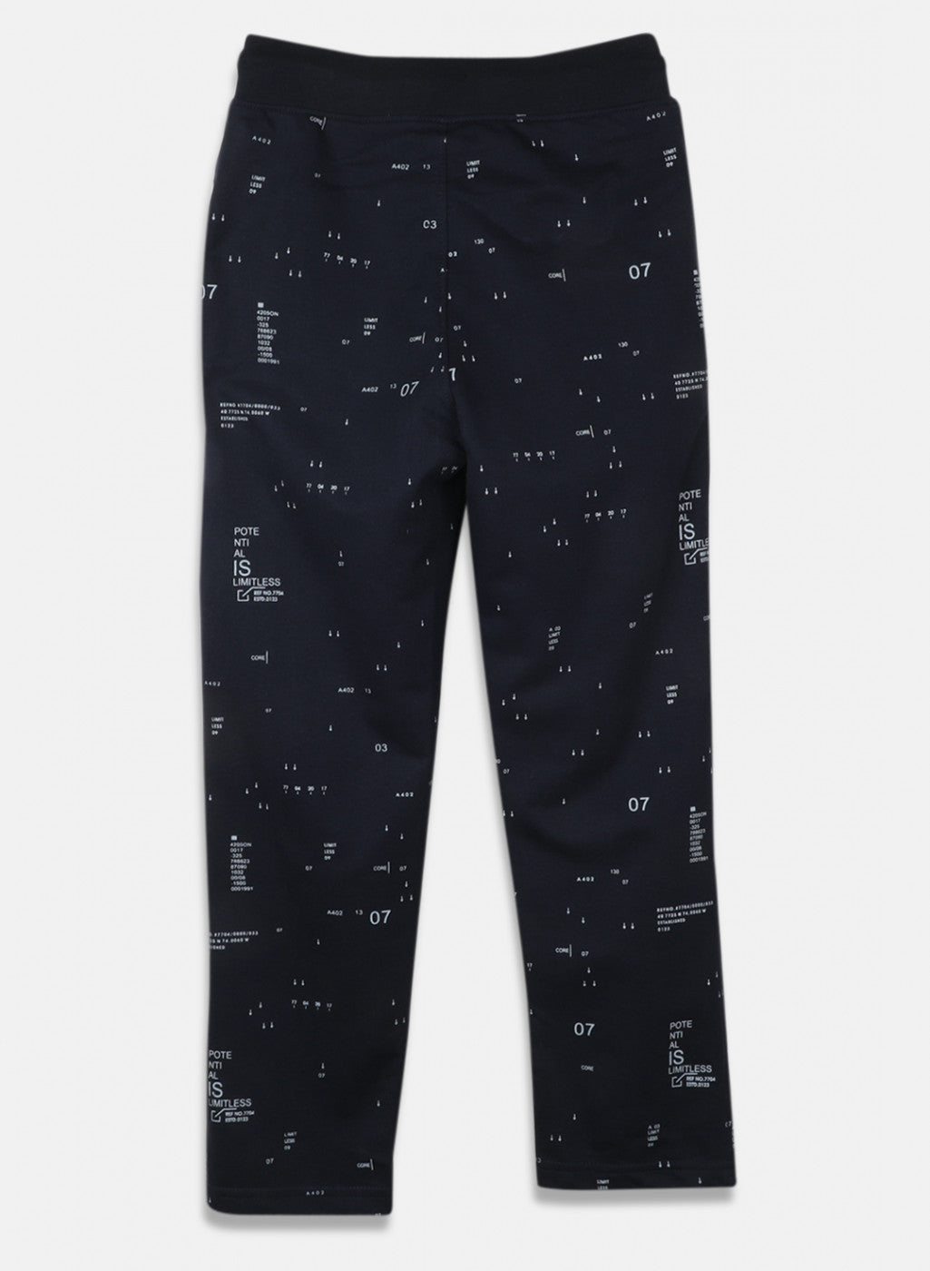 Boys Navy Blue Regular Fit Lower