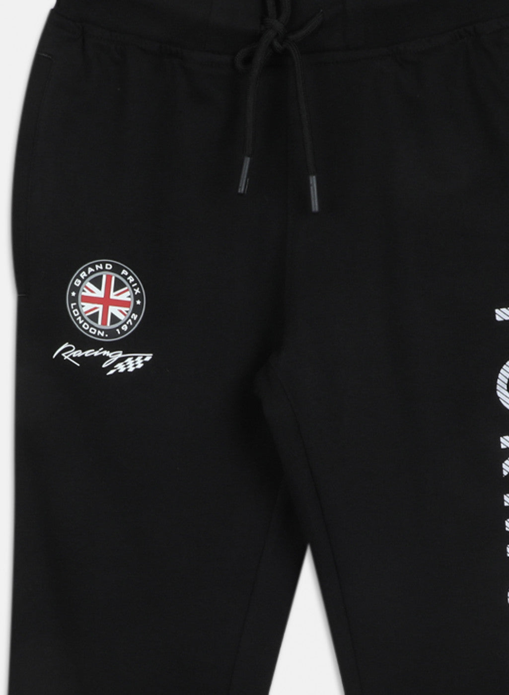 Boys Black Regular Fit Lower