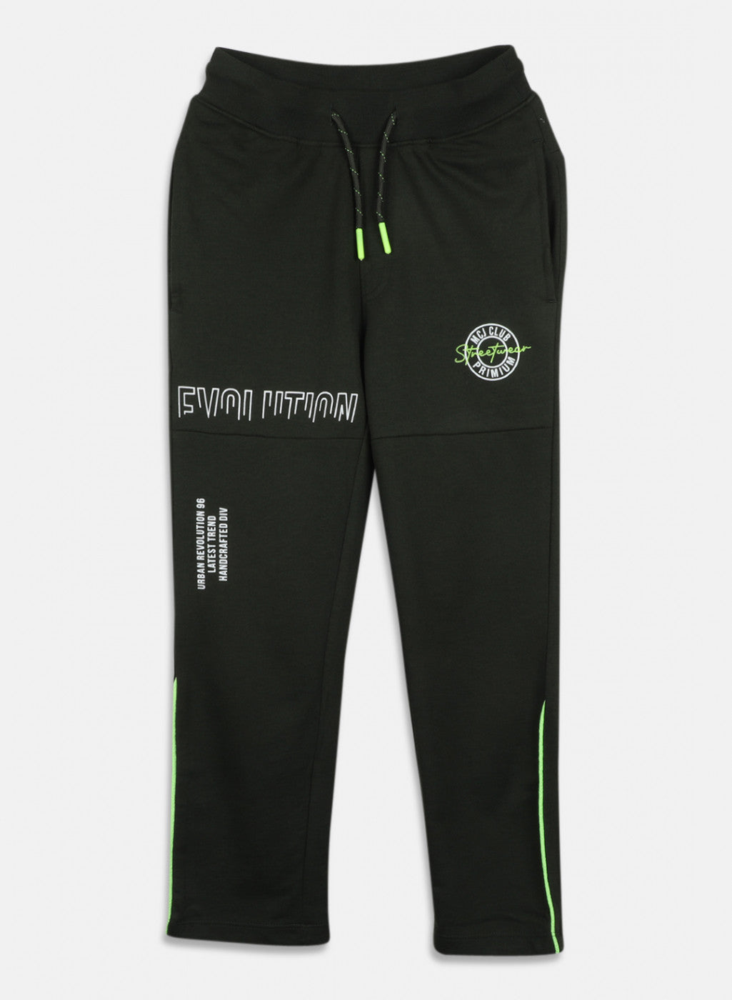 Boys Olive Regular Fit Lower