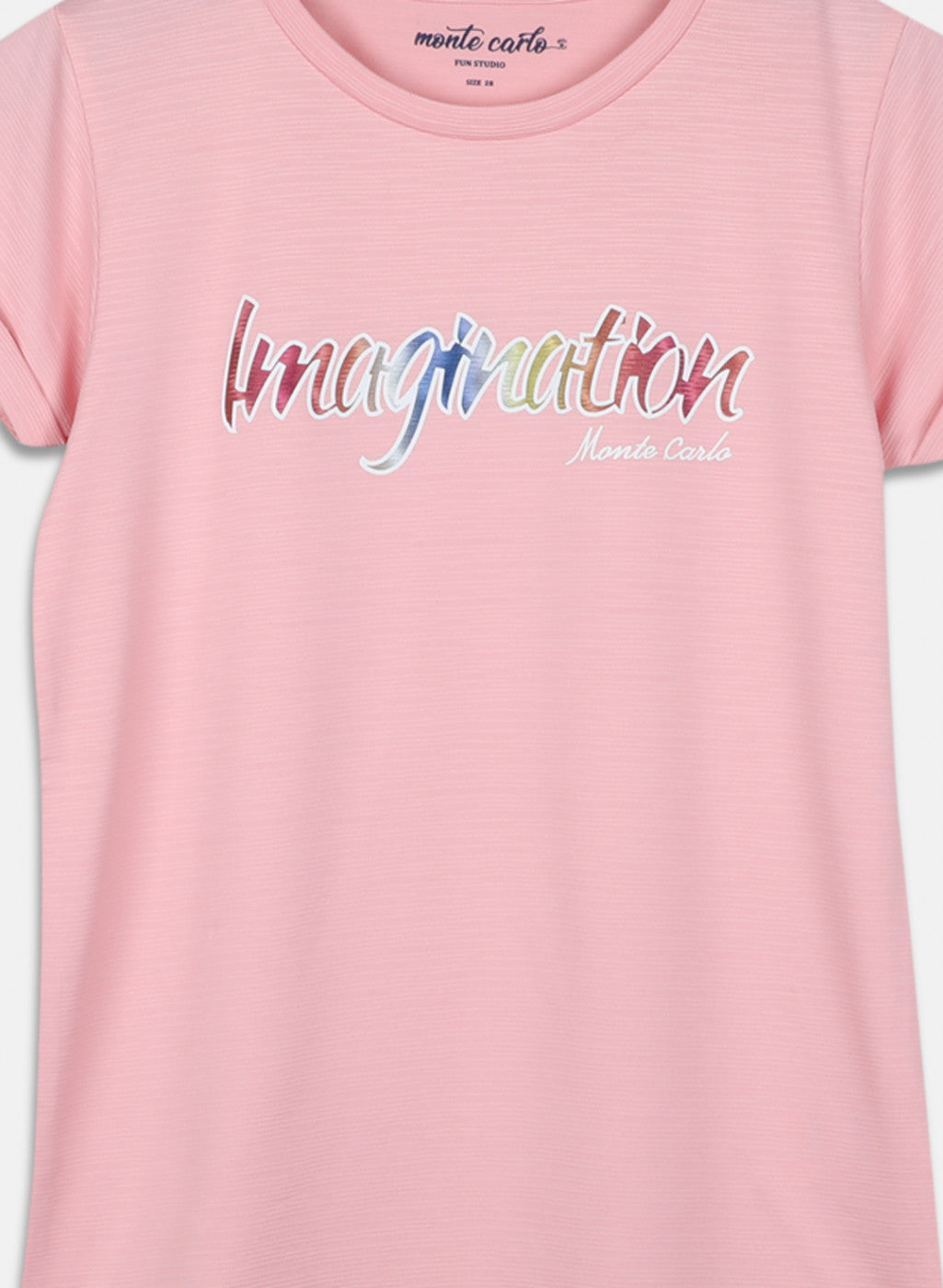 Girls Pink Printed Top