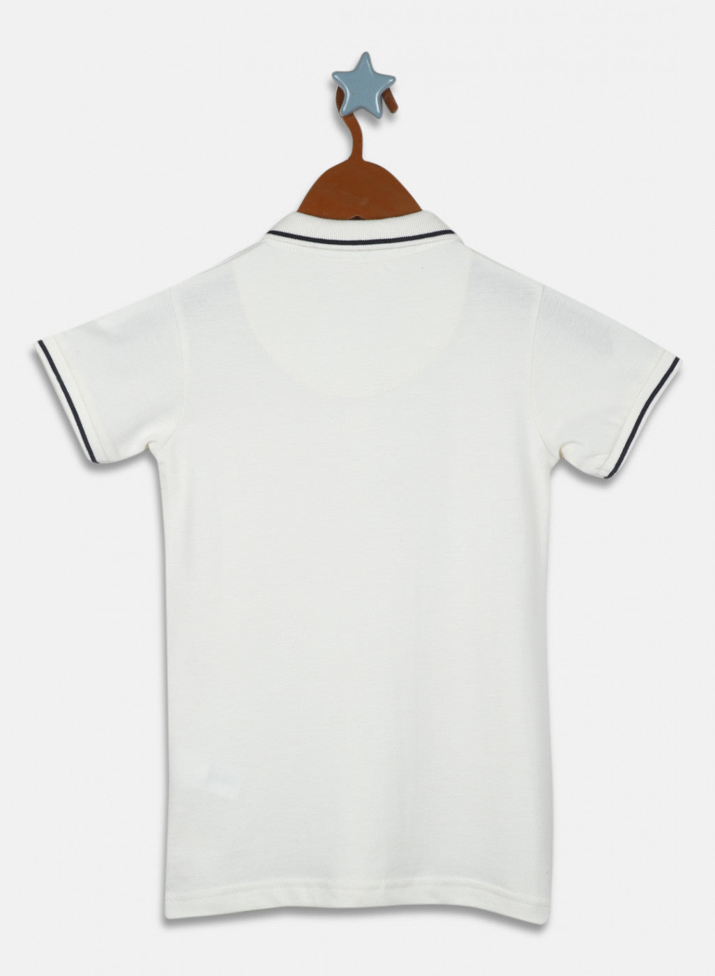 Girls Cream Plain T-Shirt