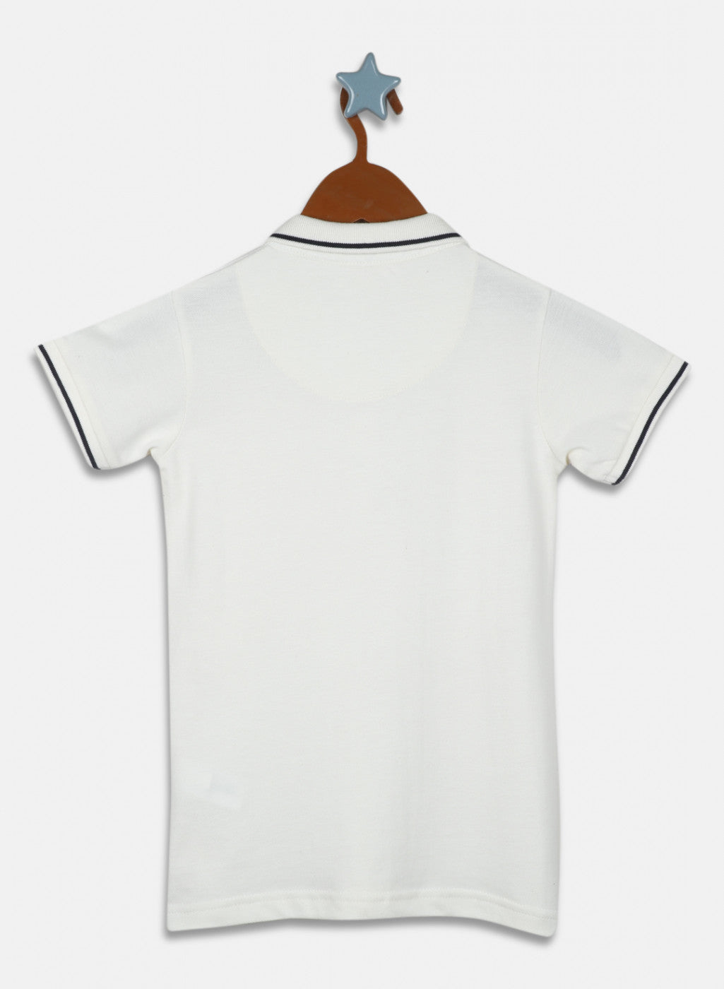 Girls Cream Plain T-Shirt