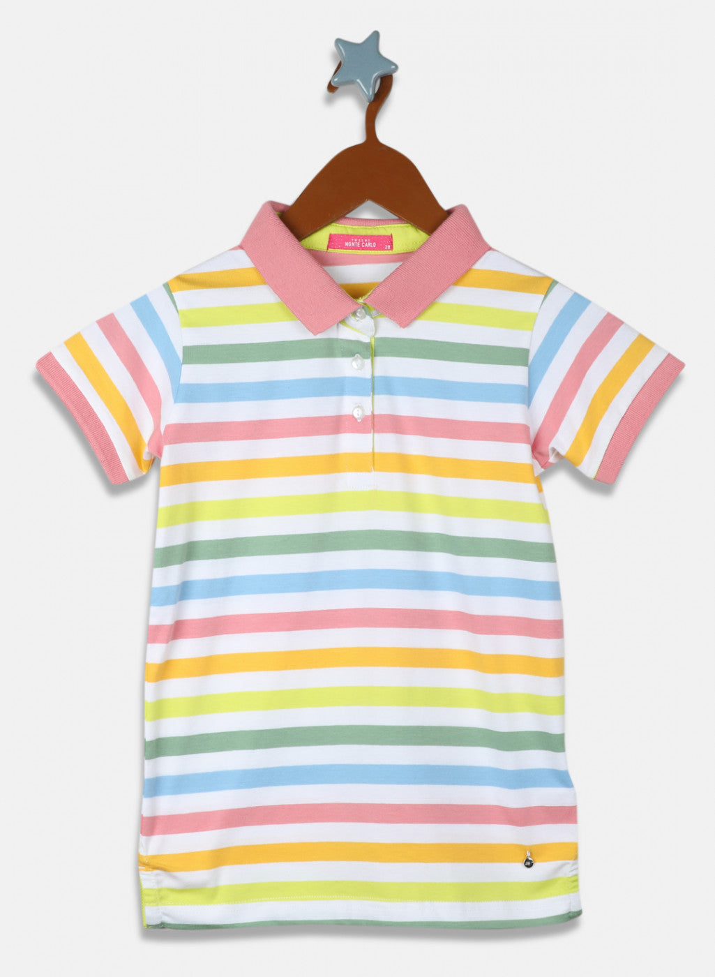 Girls Pink Stripe T-Shirt