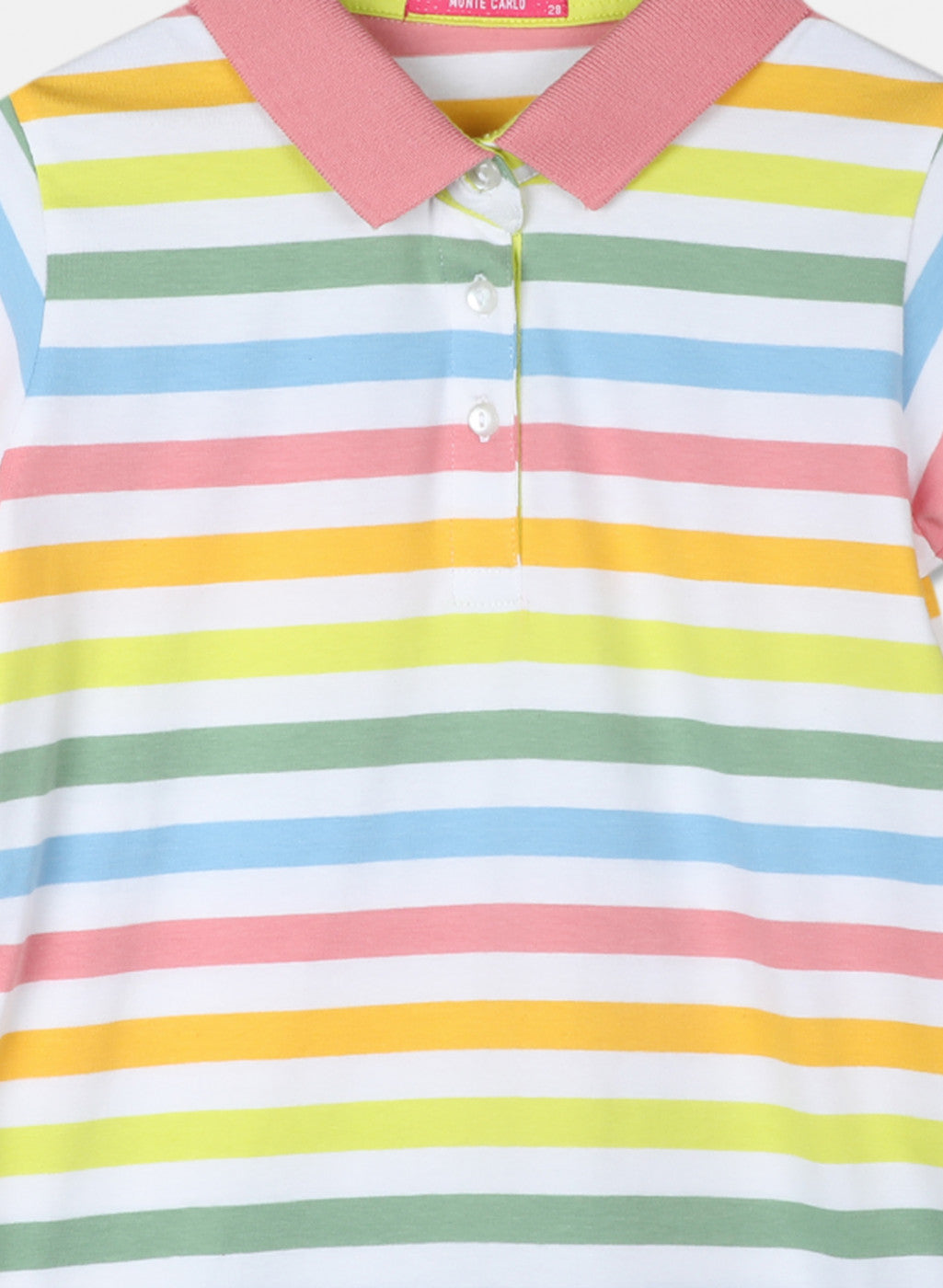 Girls Pink Stripe T-Shirt