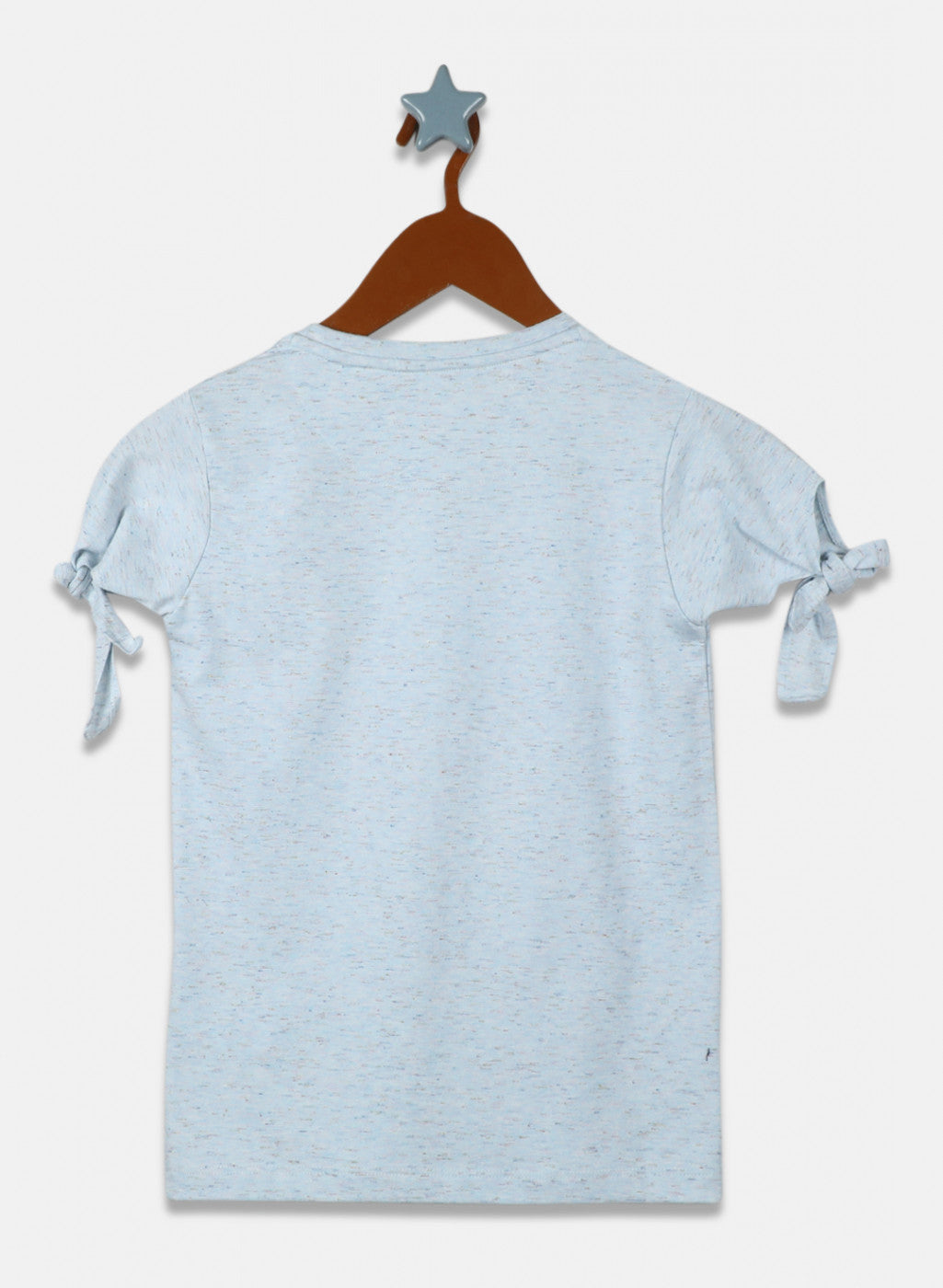 Girls Blue Printed Top