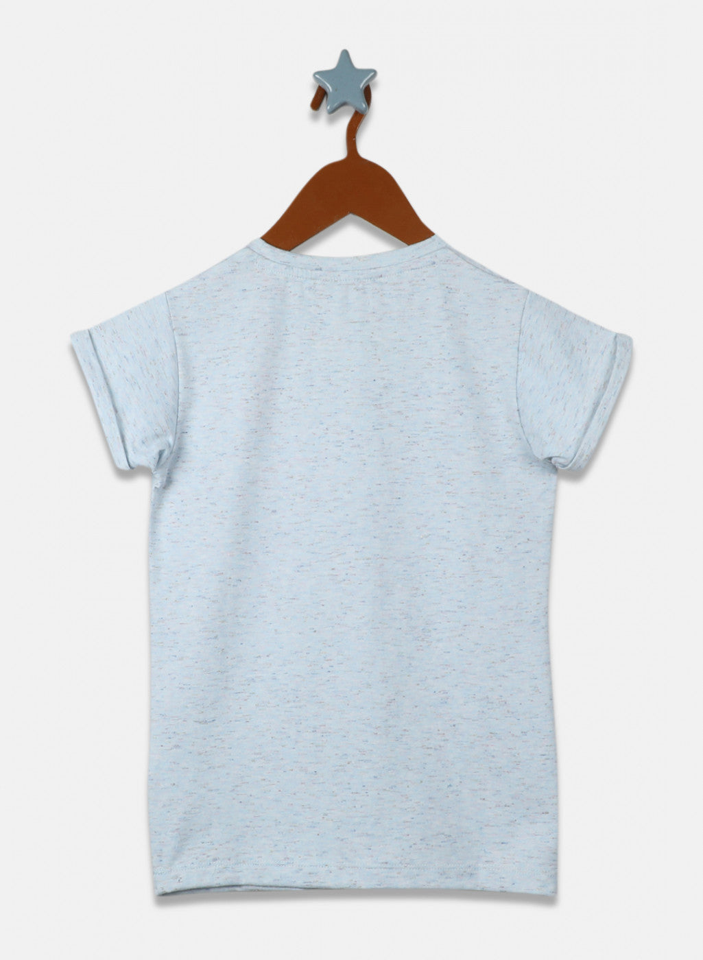Girls Blue Printed Top