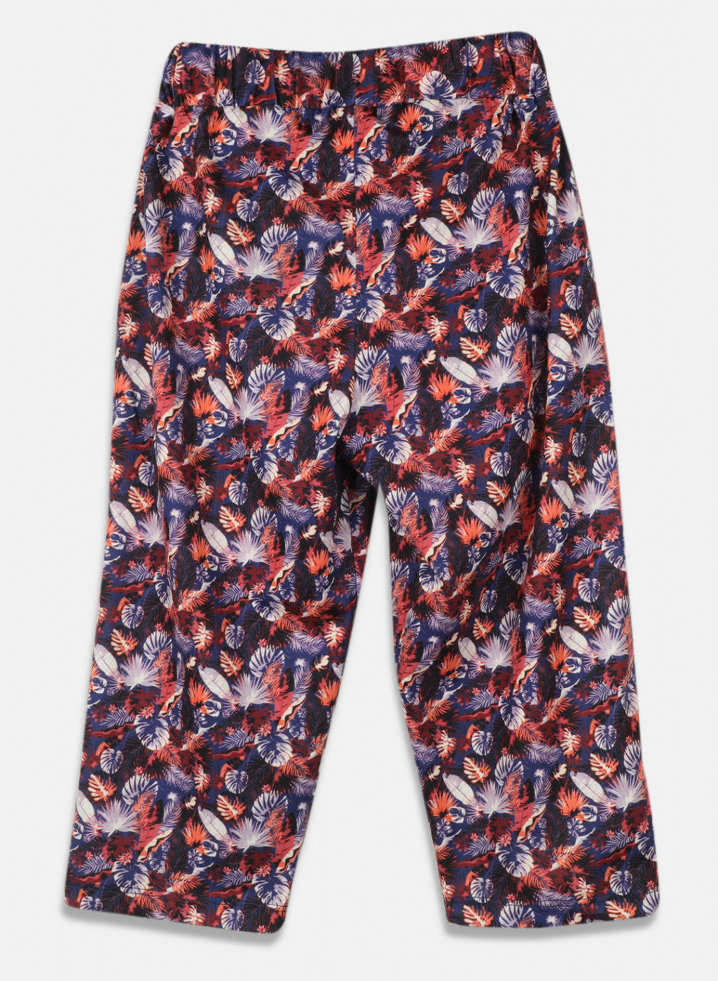 Girls Yellow Printed Capri Set