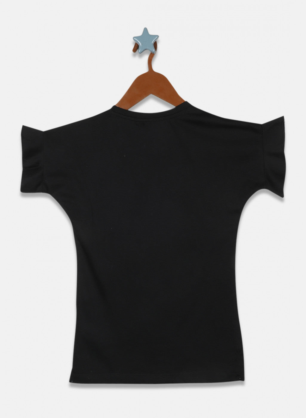 Girls Black & White Printed Capri Set