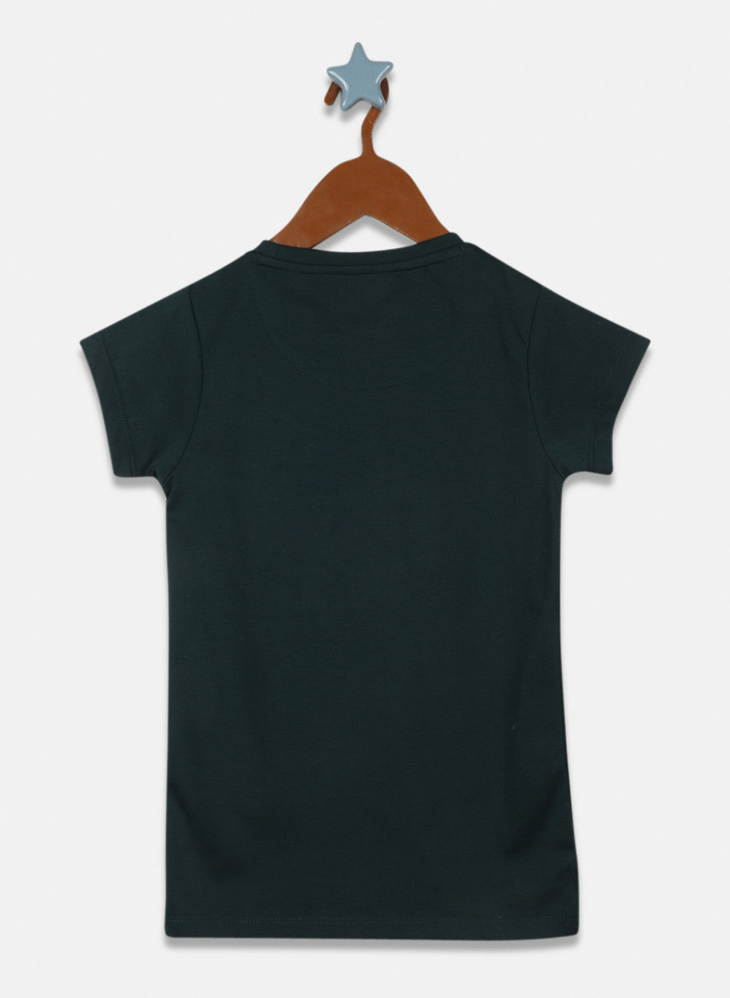 Girls Green Printed Capri Set