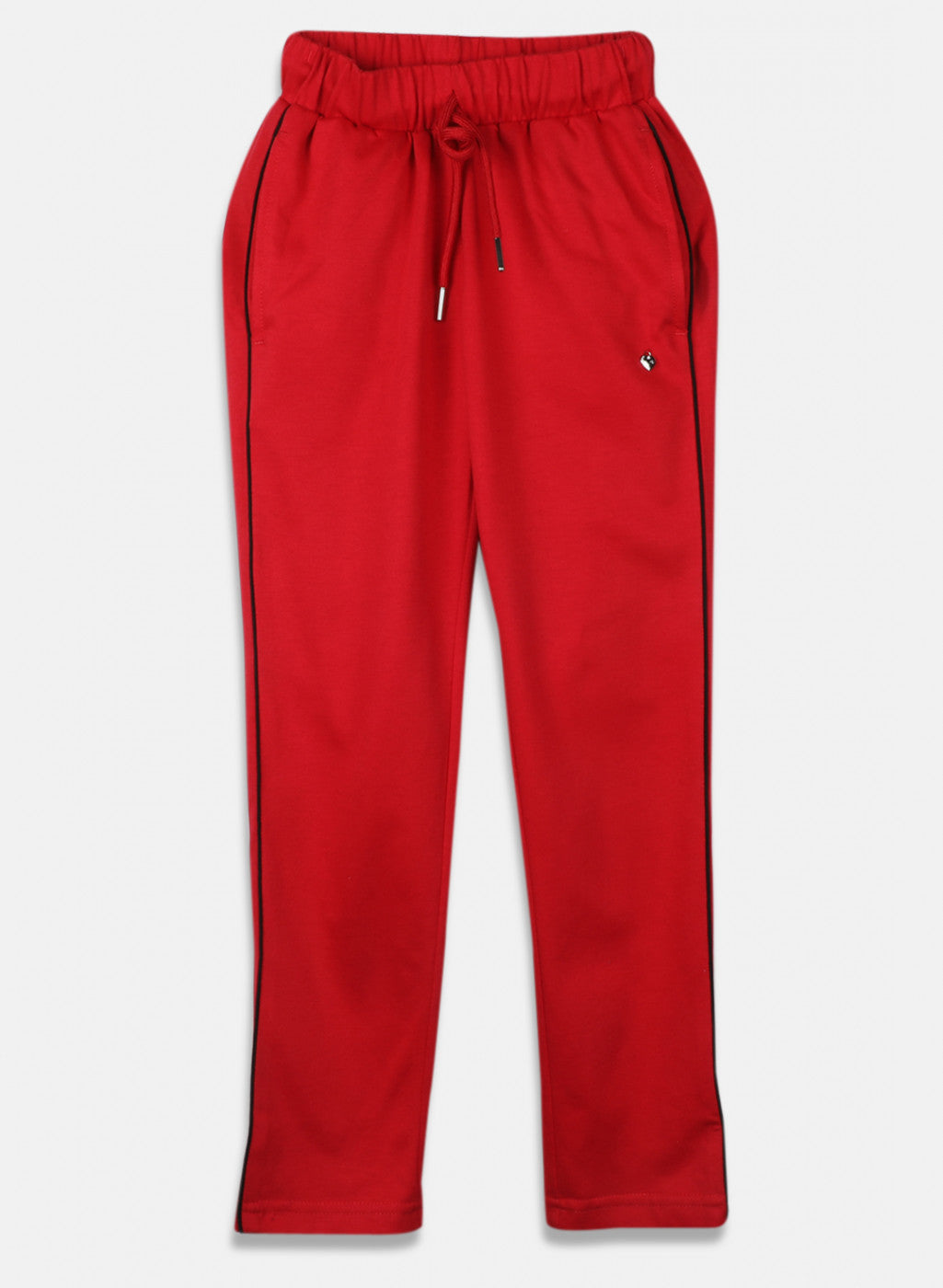 Girls Red Regular Fit Lower