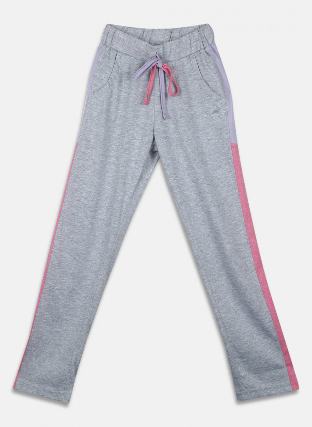Girls Grey Regular Fit Lower