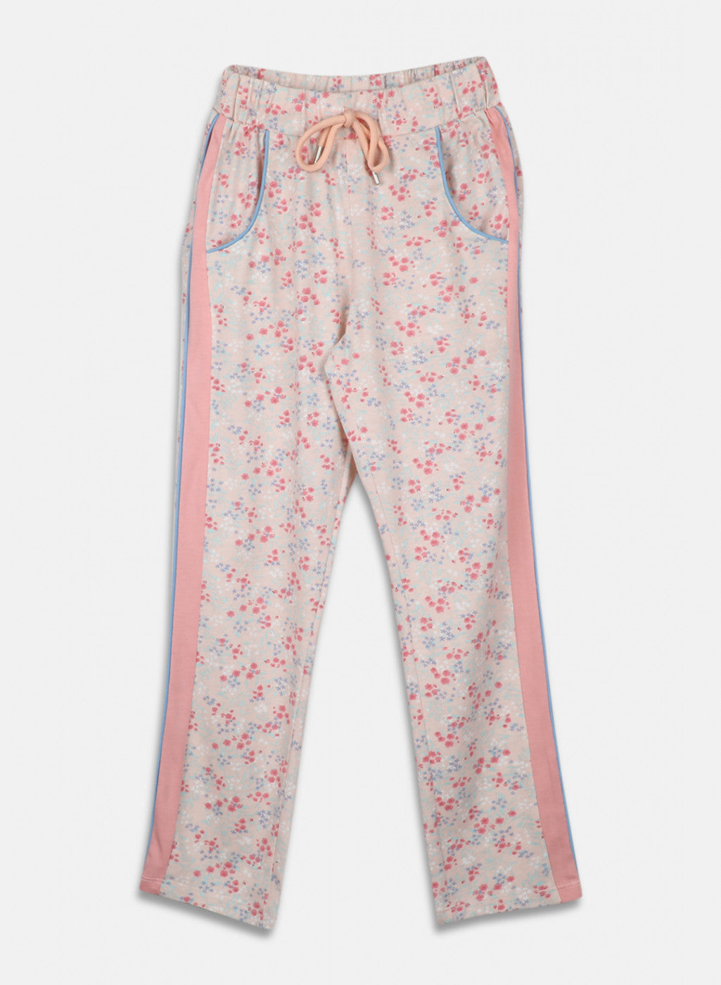 Girls Peach Regular Fit Lower