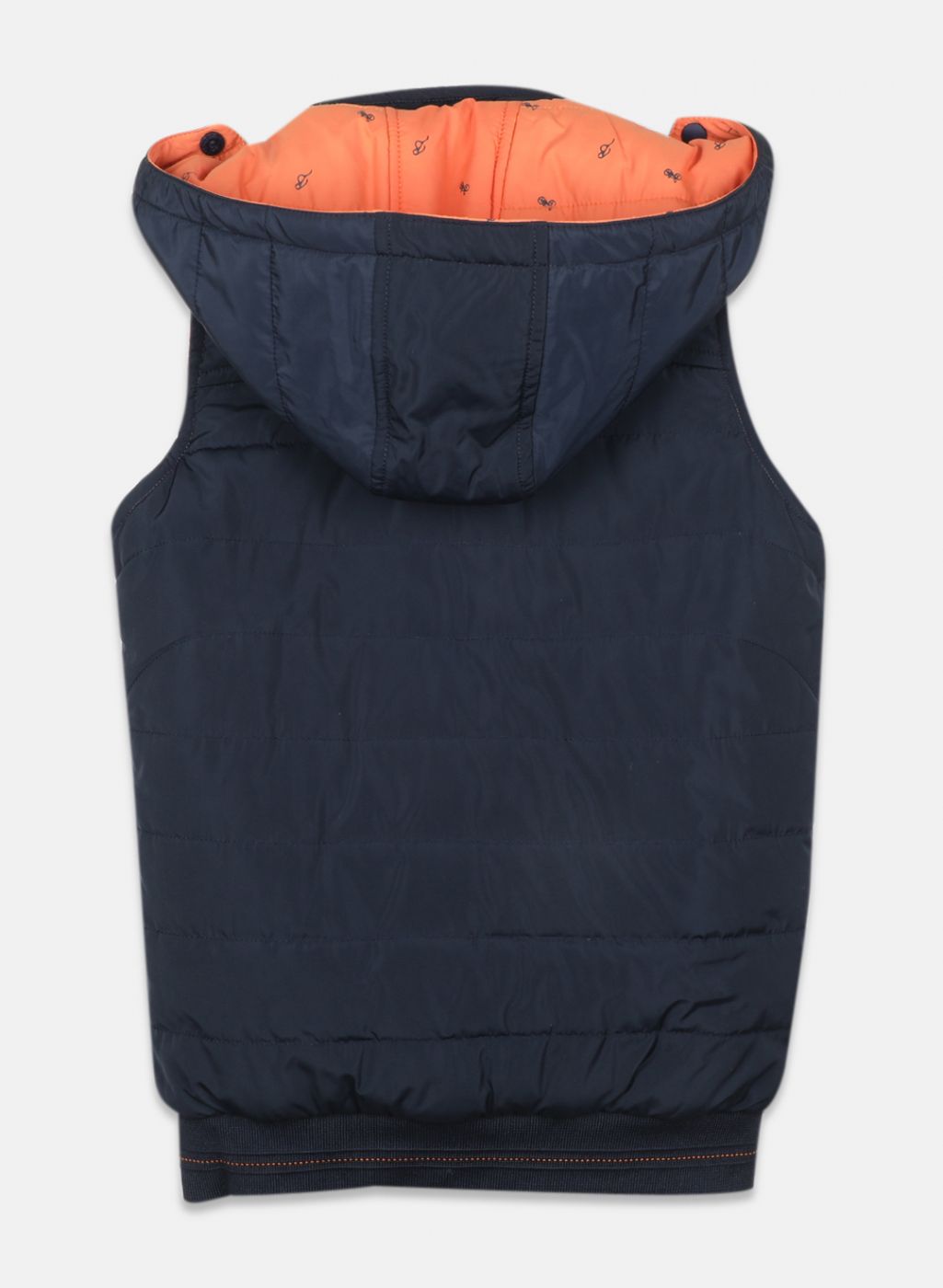 Boys NAvy Blue Solid Jacket