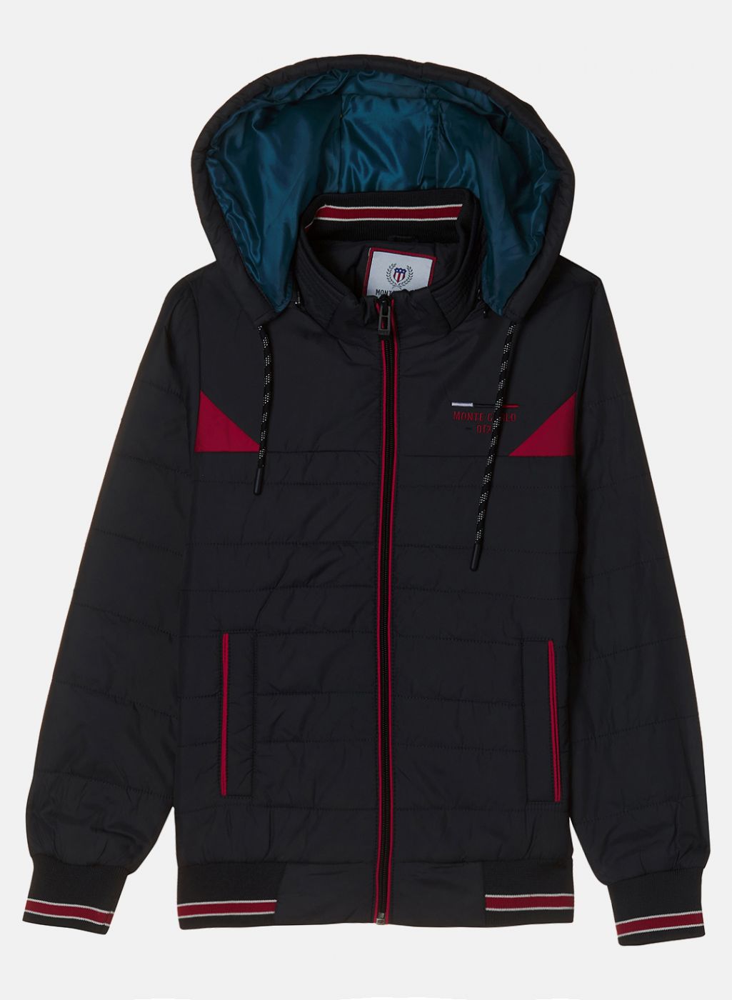 Boys NAvy Blue Solid Jacket