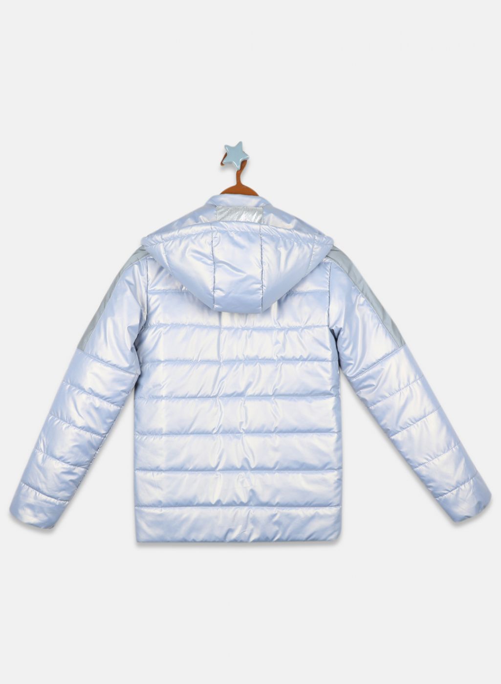 Boys Grey Solid Jacket