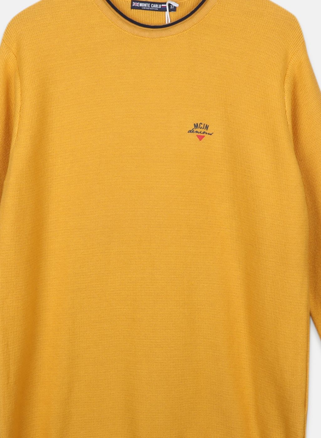 Boys Mustard Solid Pullover