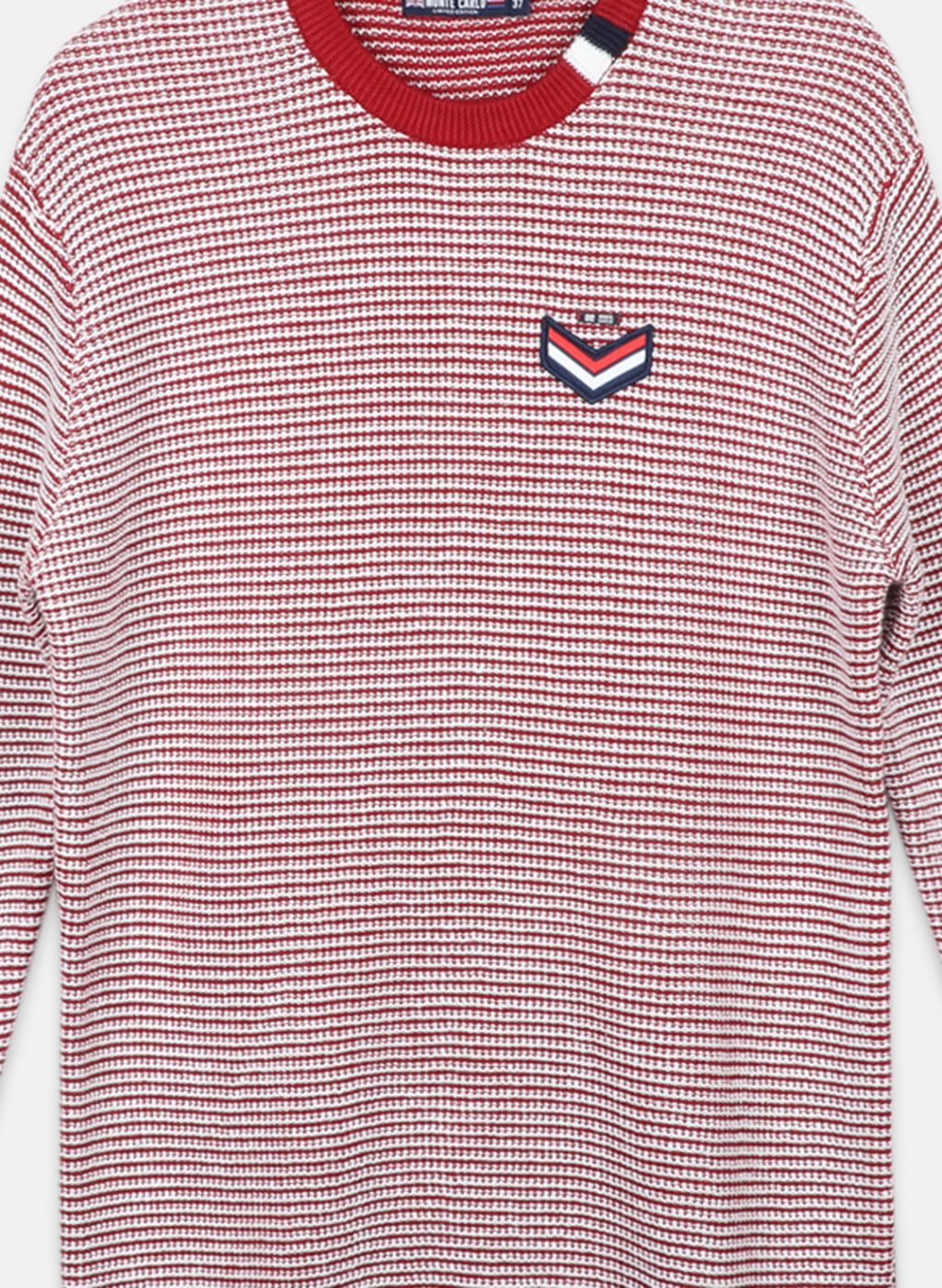 Boys Maroon Printed Pullover