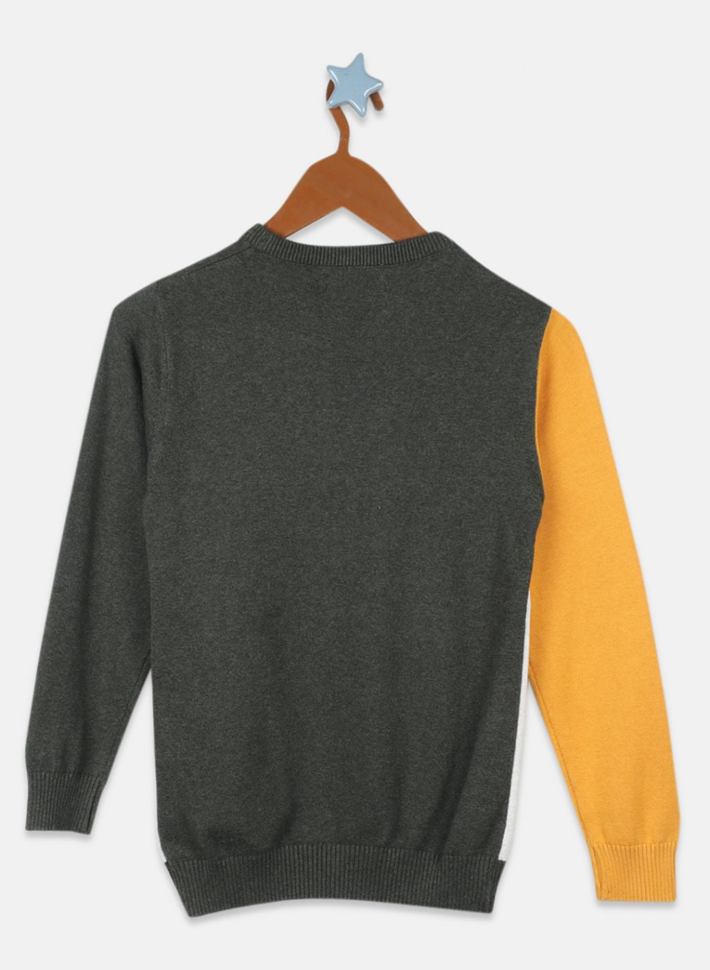 Boys Olive Solid Pullover