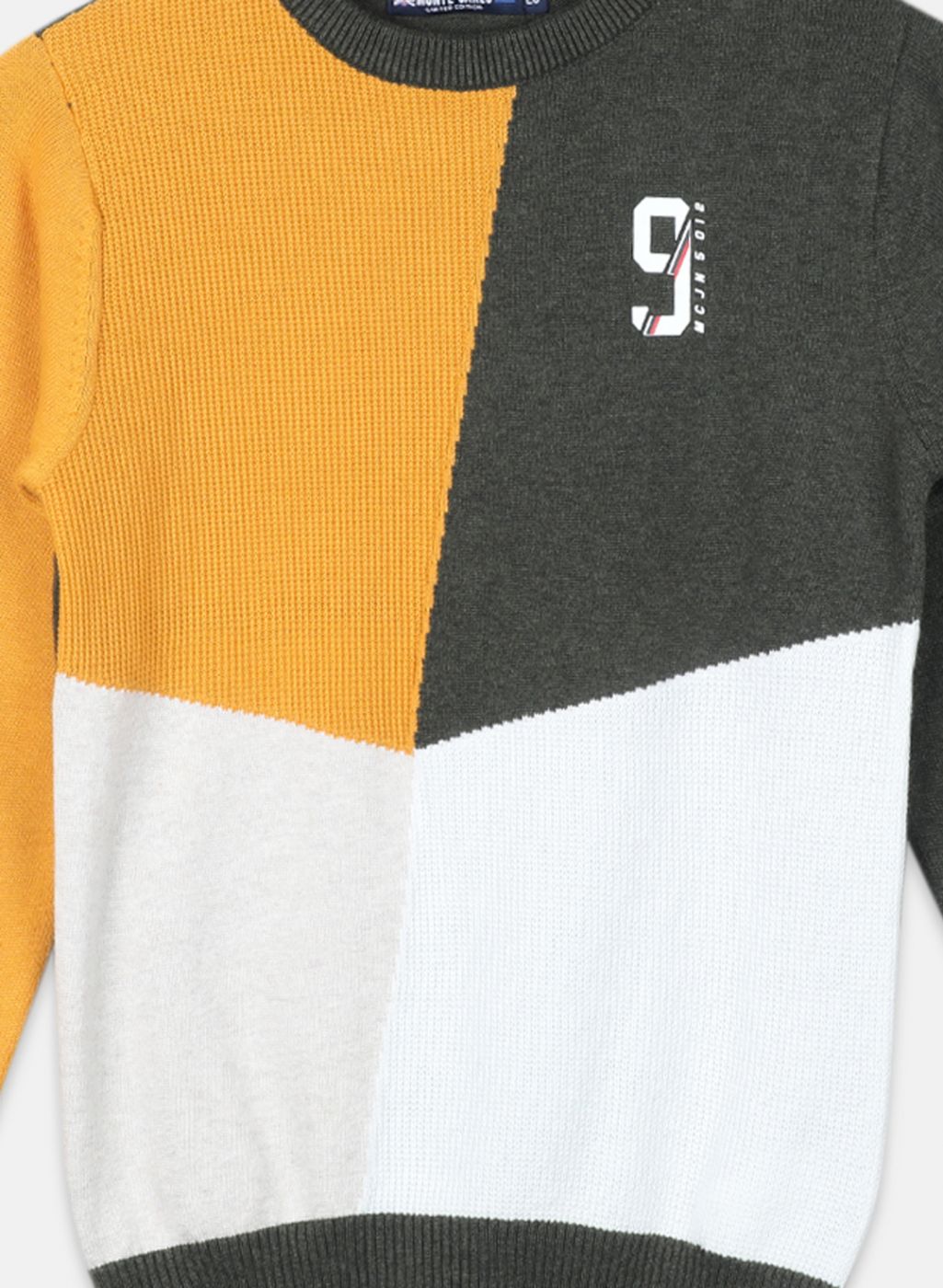 Boys Olive Solid Pullover