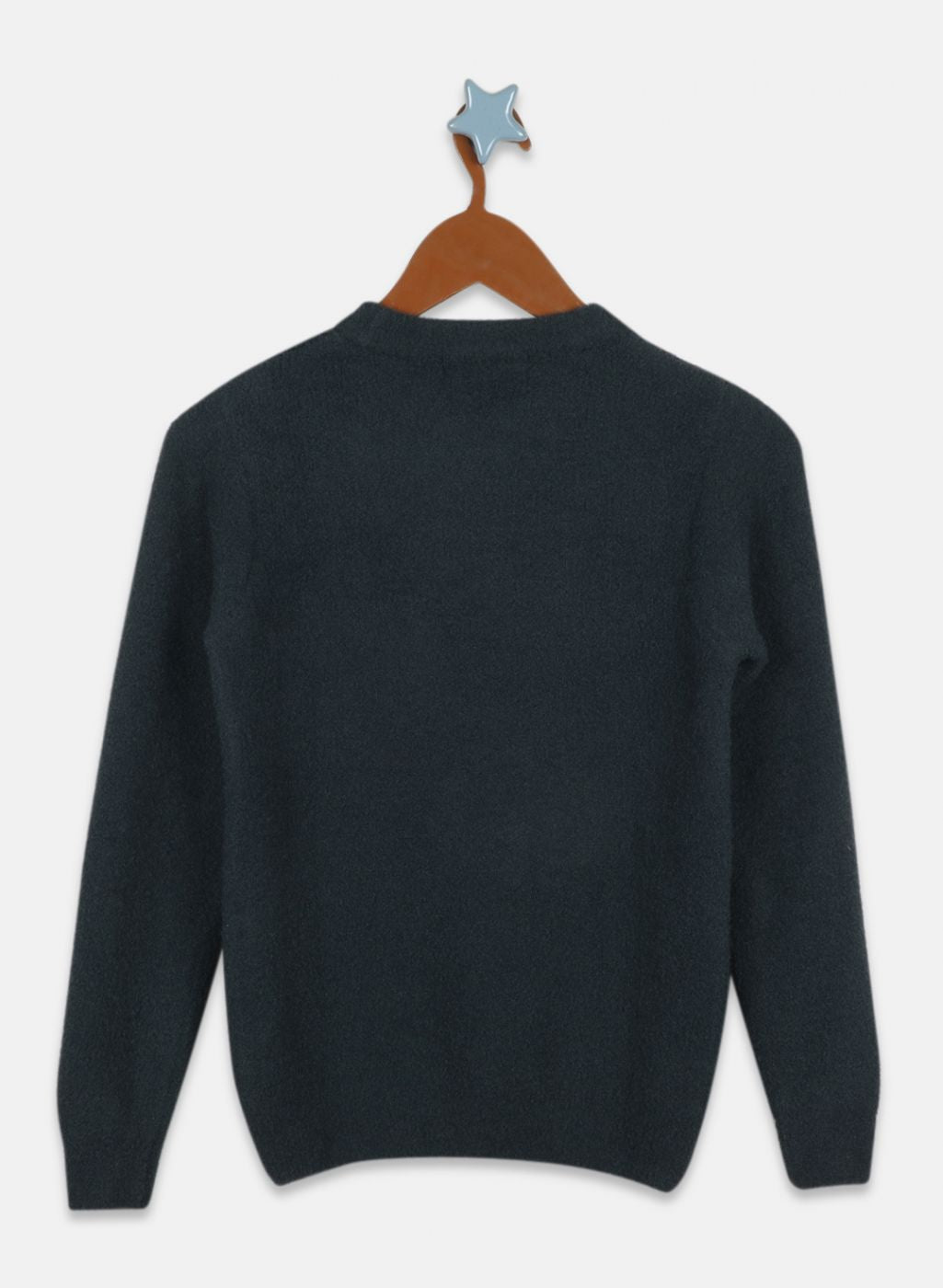 Boys Green Jaquard Pullover