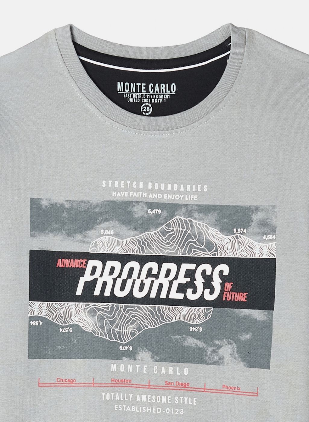 Boys Grey Printed Sweatshirt