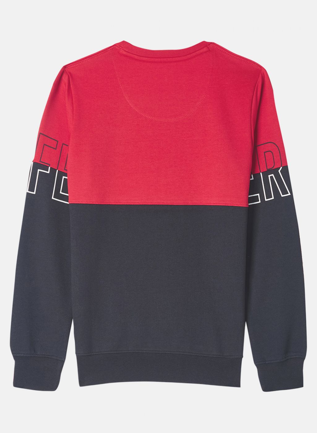 Boys Red Printed Sweatshirt