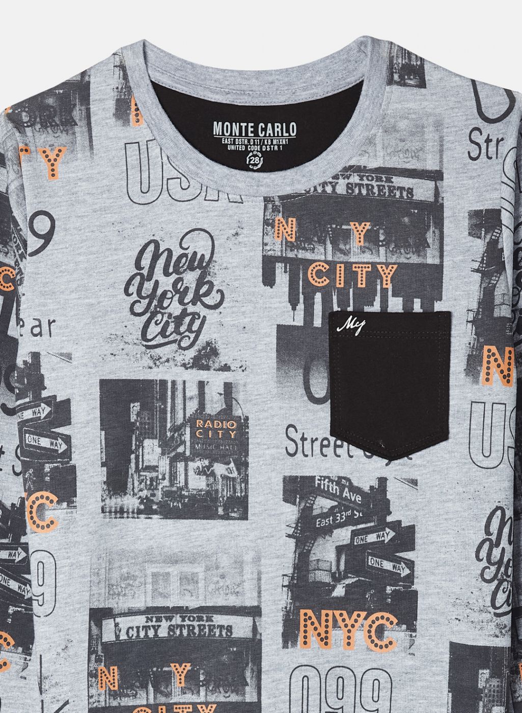 Boys Grey Printed Sweatshirt