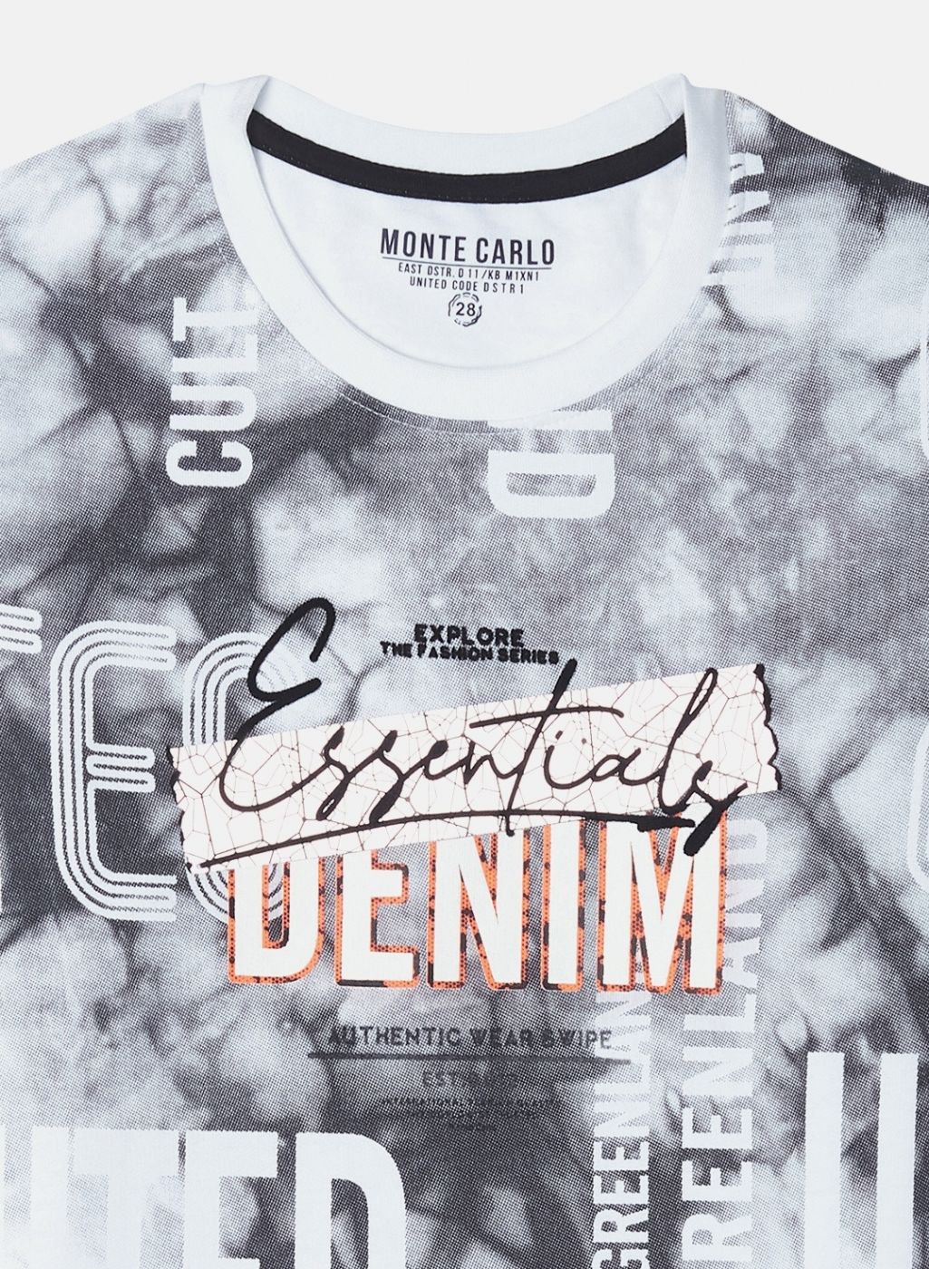 Boys Black Printed Sweatshirt