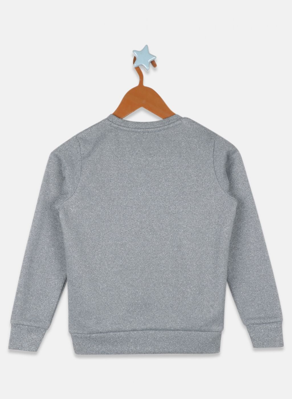 Boys Grey Solid Sweatshirt