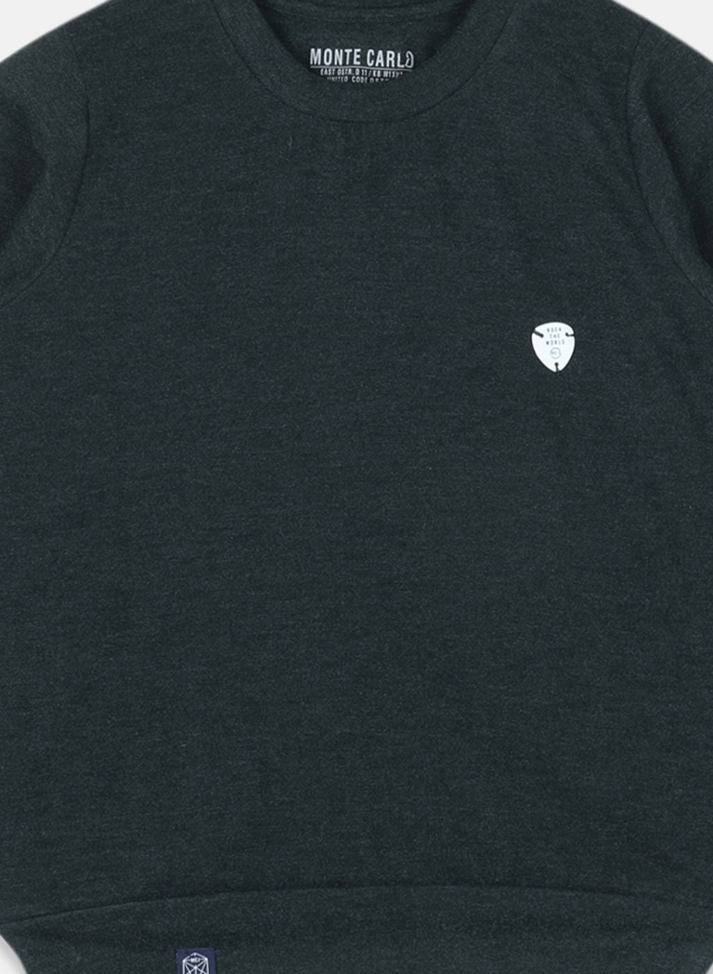 Boys Green Solid Sweatshirt