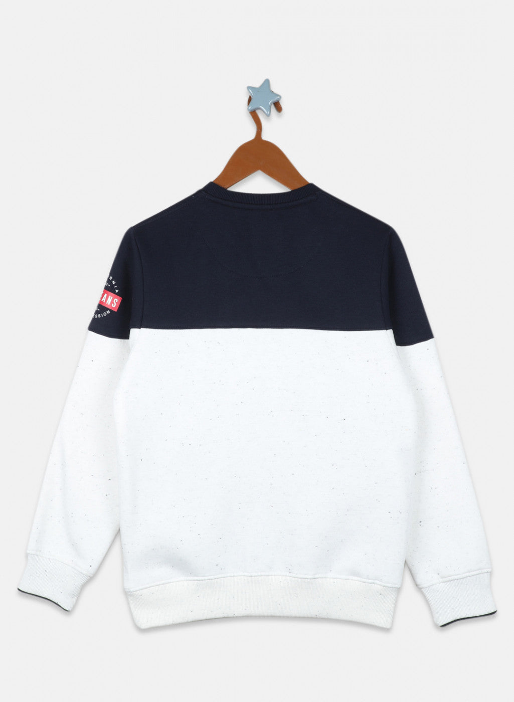 Boys Off White Printed Sweatshirt