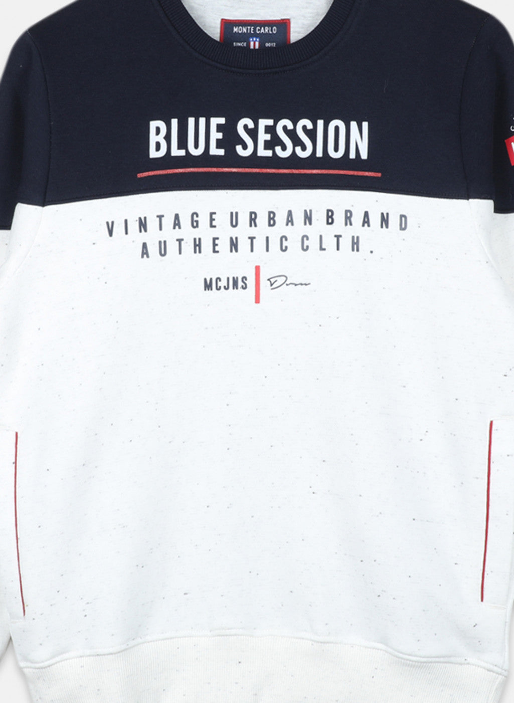 Boys Off White Printed Sweatshirt