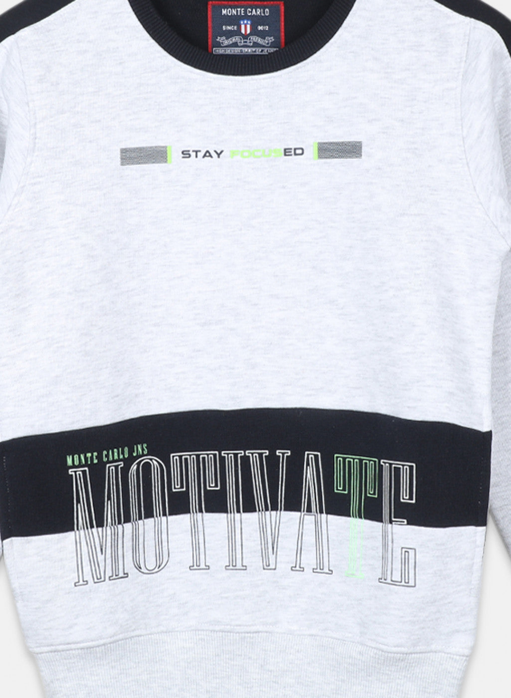 Boys Off White Printed Sweatshirt