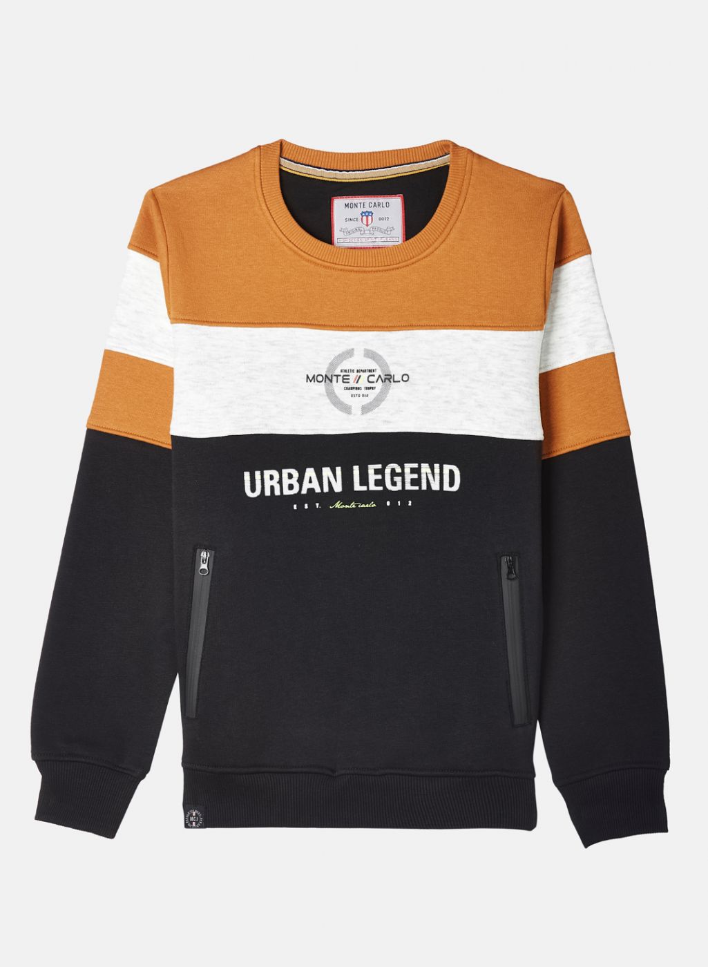 Boys Black Printed Sweatshirt