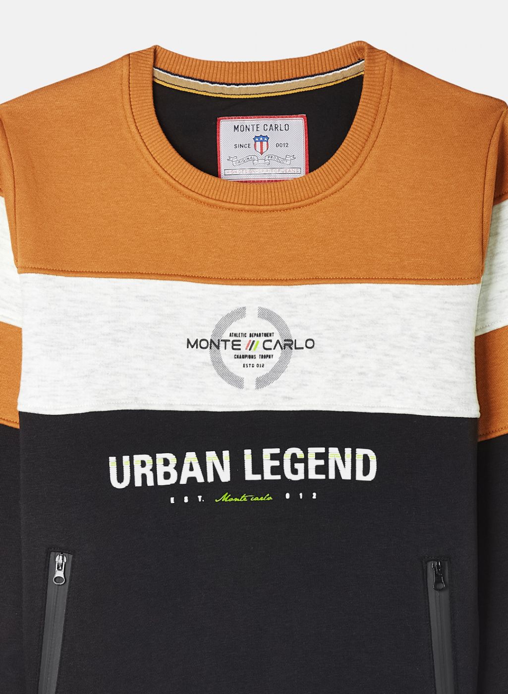 Boys Black Printed Sweatshirt