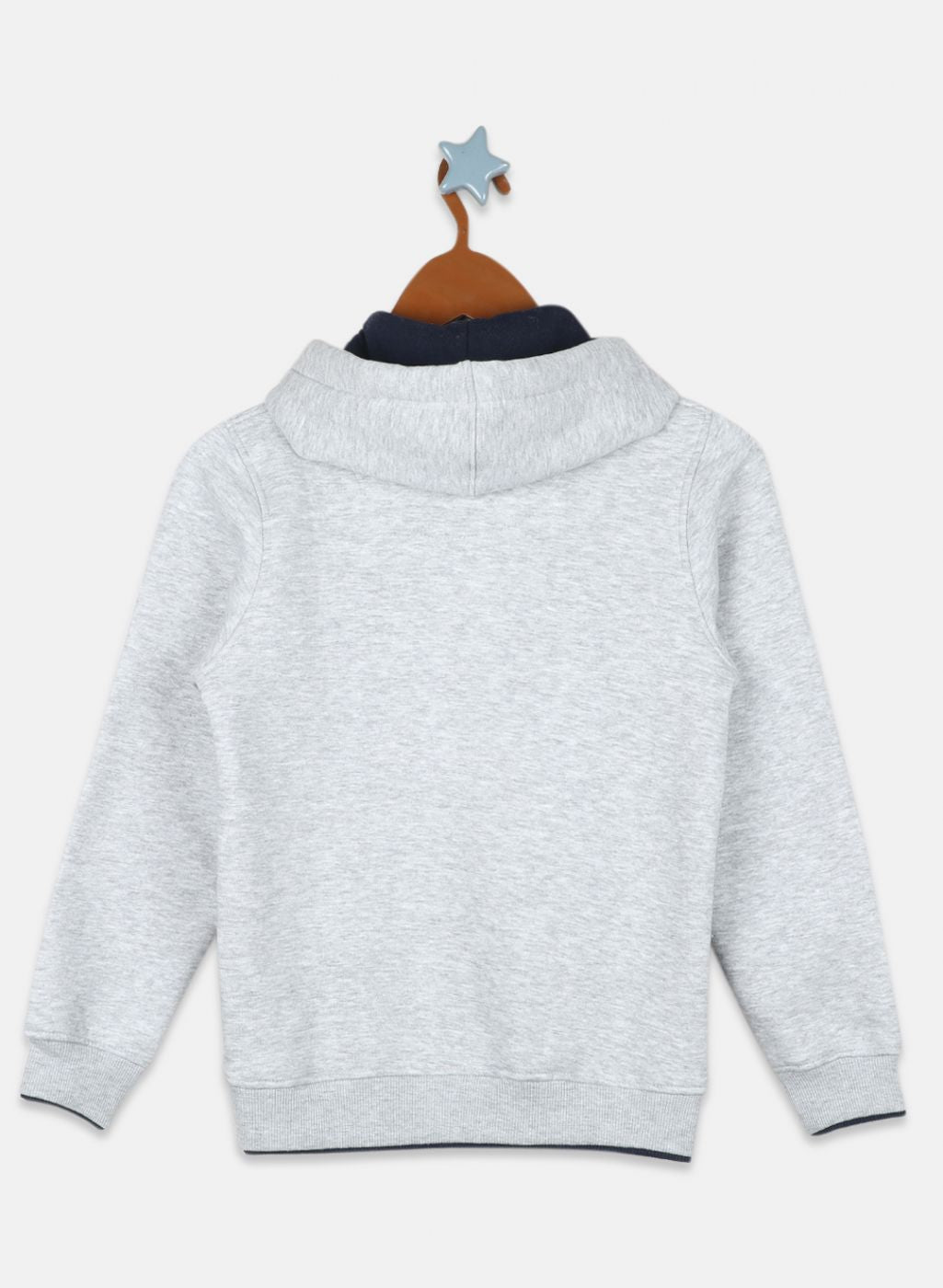 Boys Grey Printed Sweatshirt