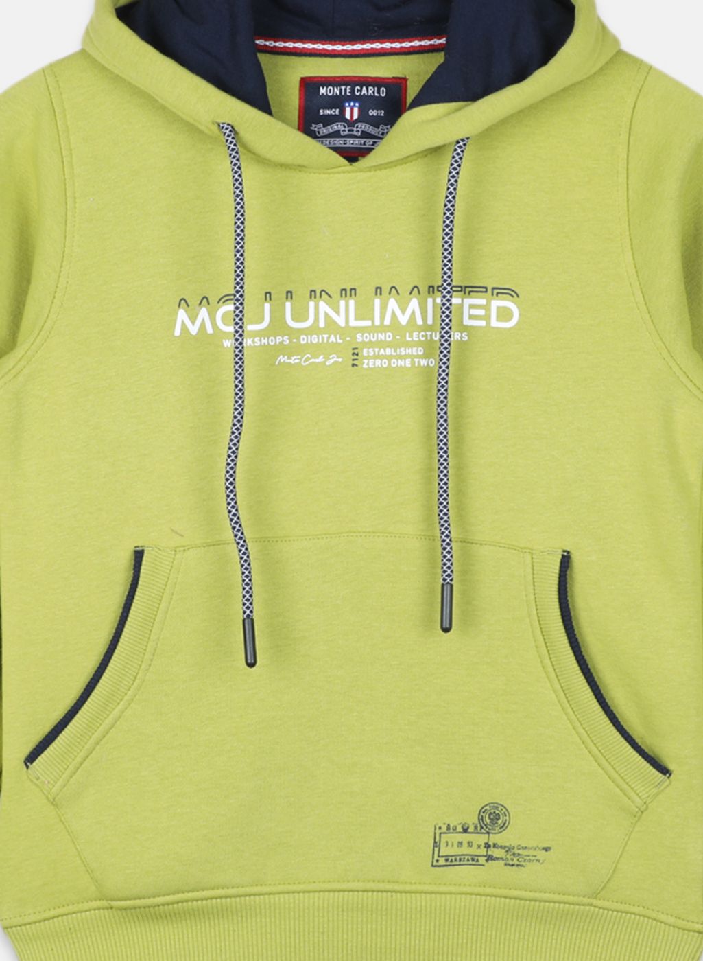 Boys Green Printed Sweatshirt