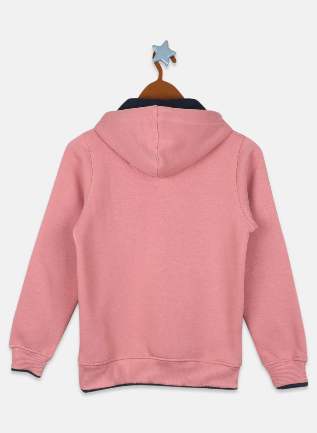 Boys Pink Printed Sweatshirt