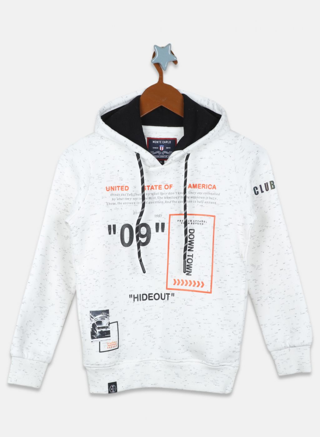 Boys Off White Printed Sweatshirt
