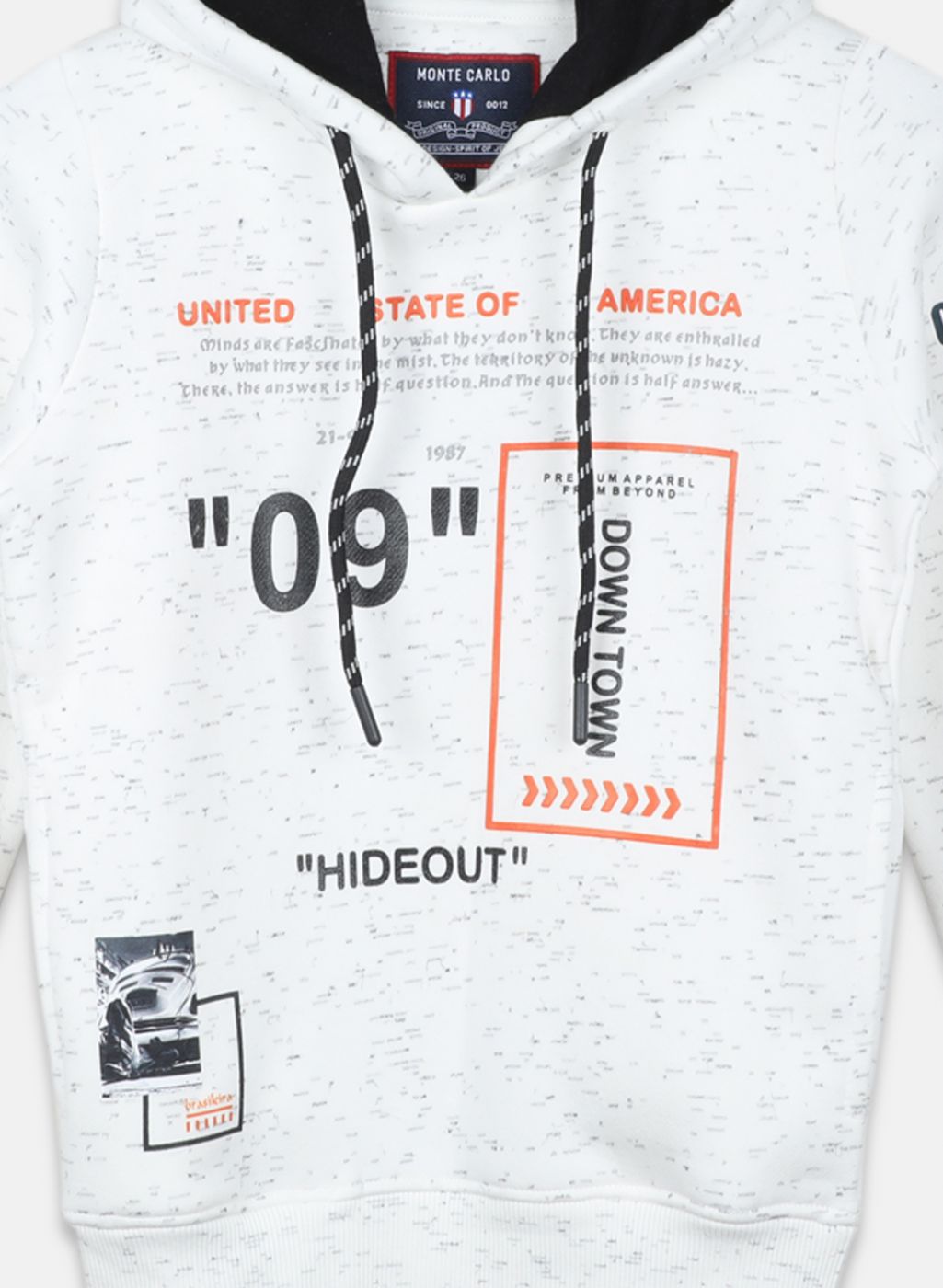 Boys Off White Printed Sweatshirt