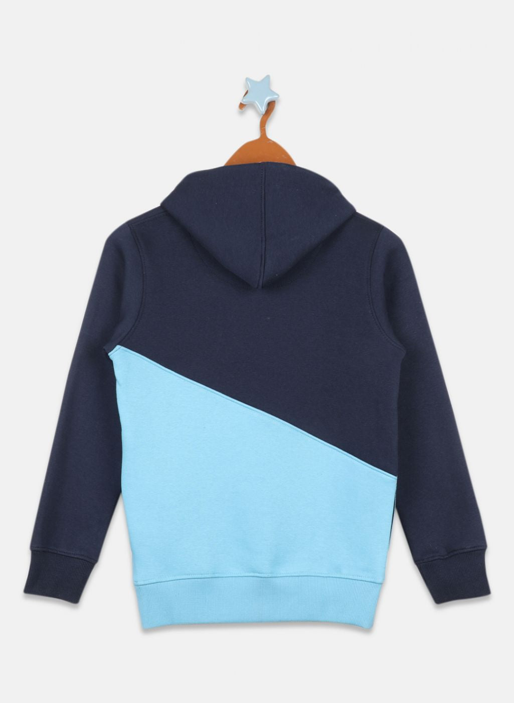 Boys NAvy Blue Printed Sweatshirt