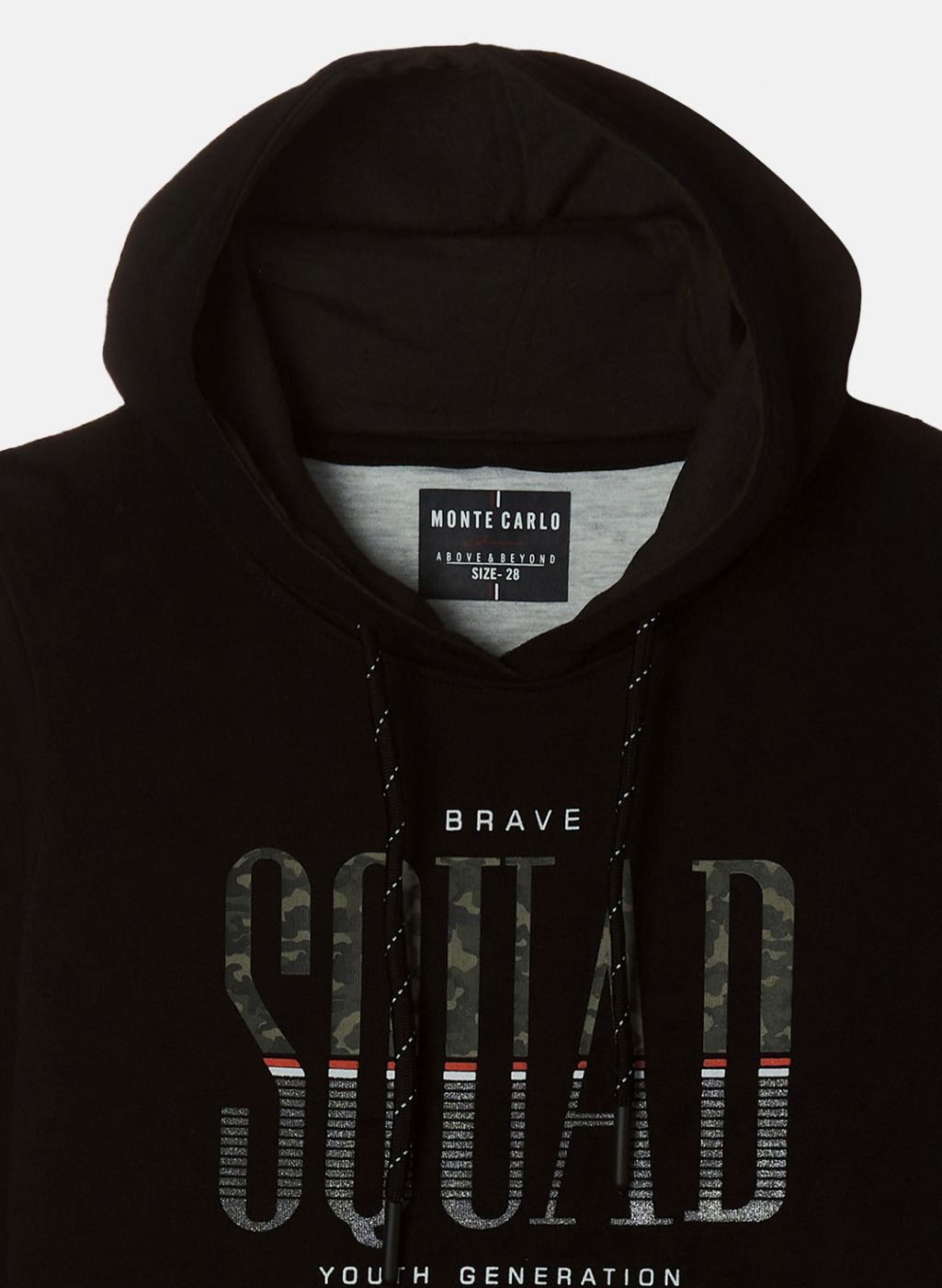 Boys Black Printed Sweatshirt