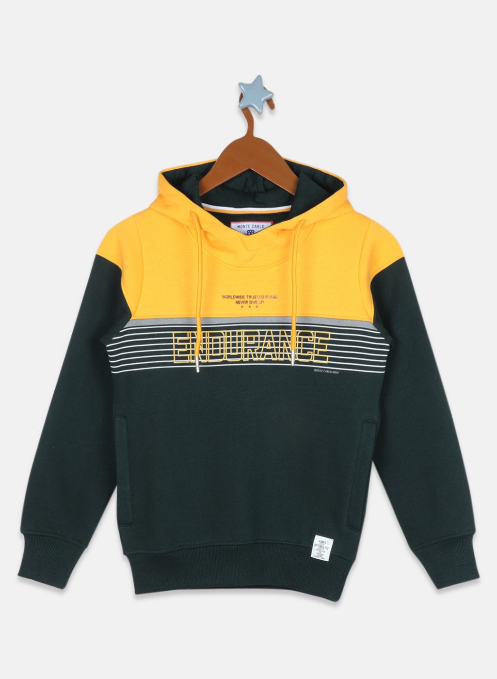 Boys Green Printed Sweatshirt