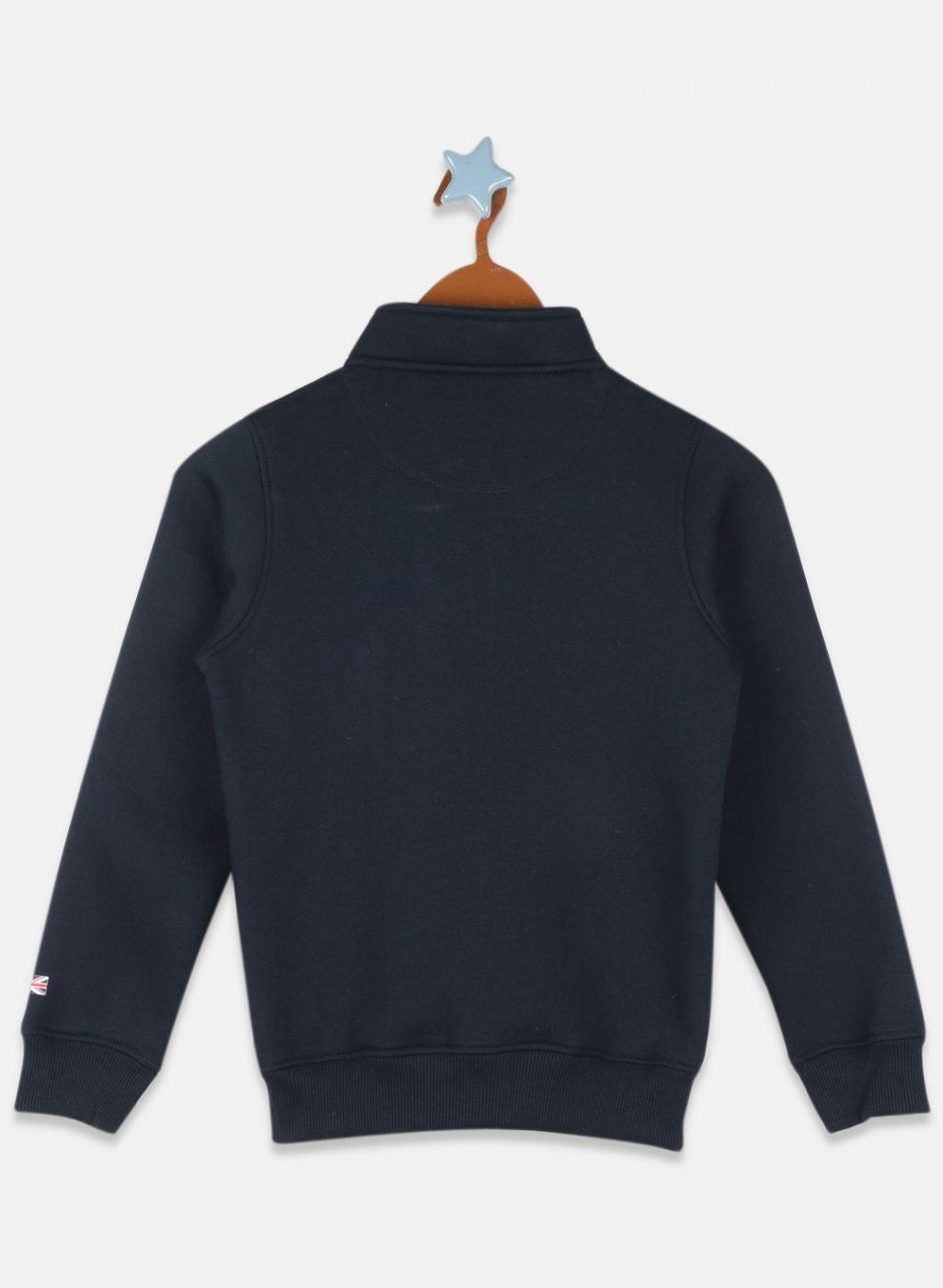 Boys NAvy Blue Printed Sweatshirt
