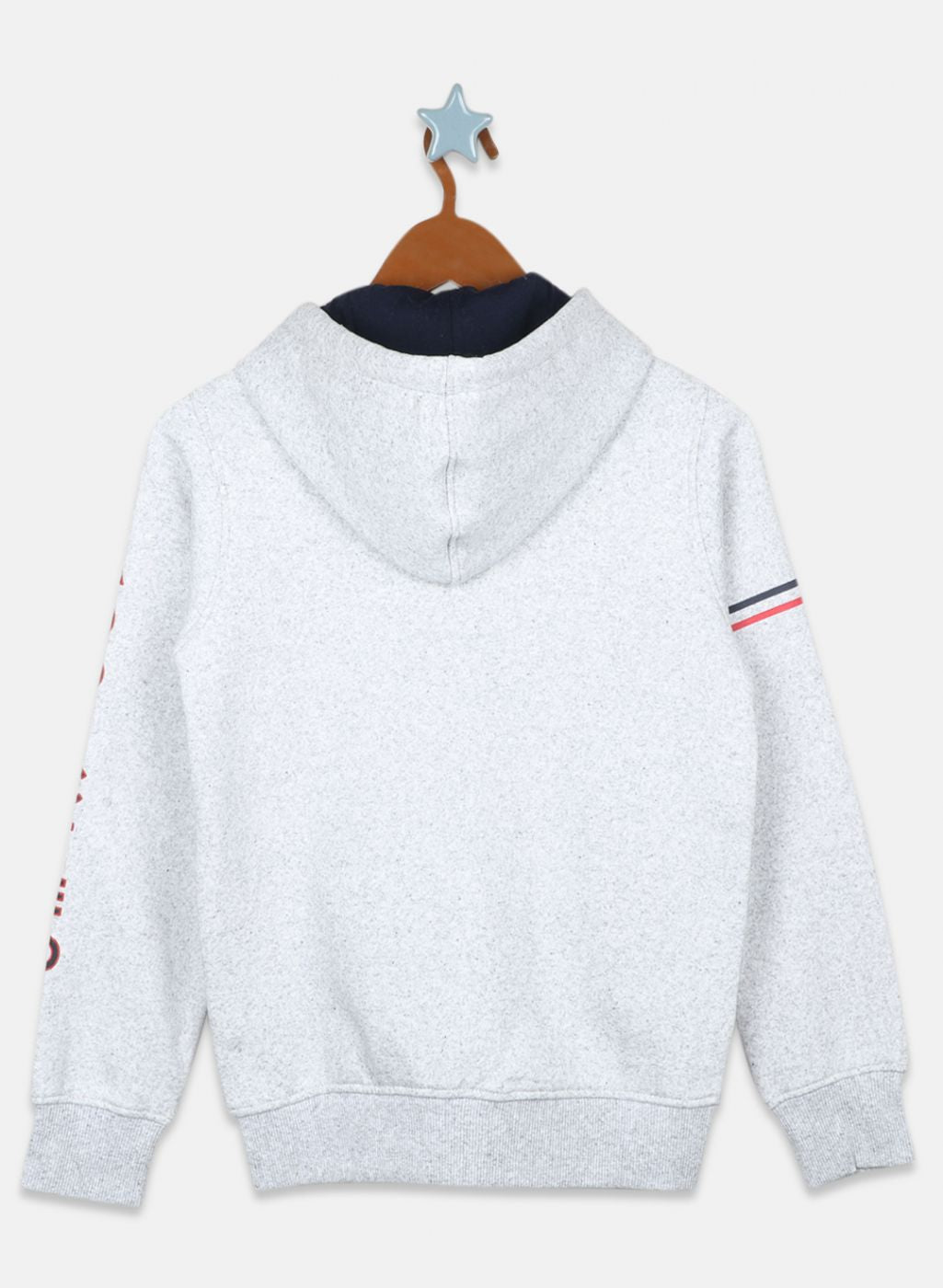 Boys Grey Printed Sweatshirt