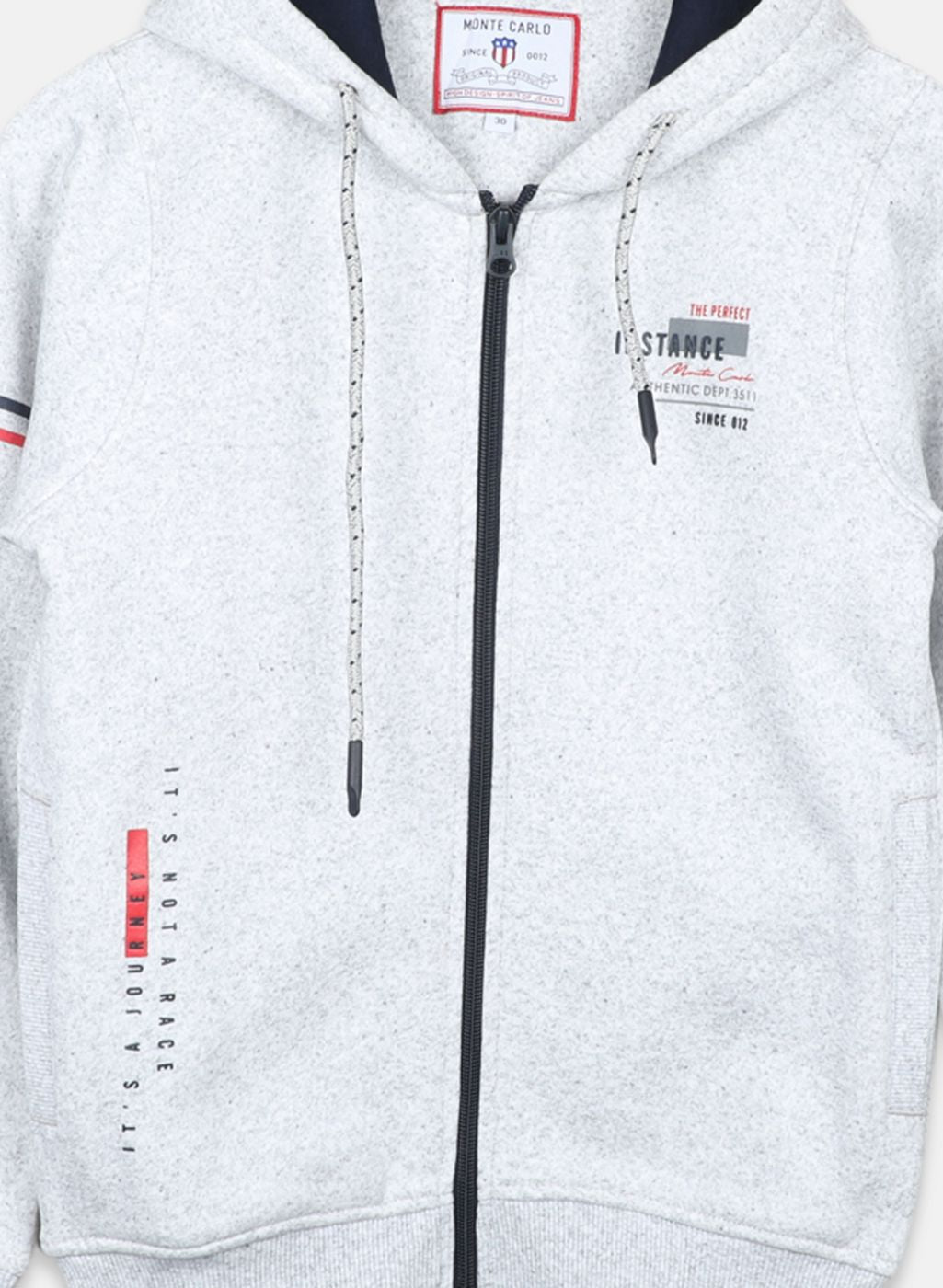 Boys Grey Printed Sweatshirt