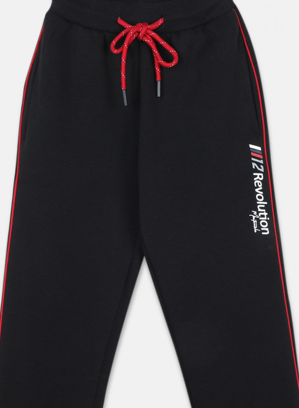 Boys Black Regular Fit Lower