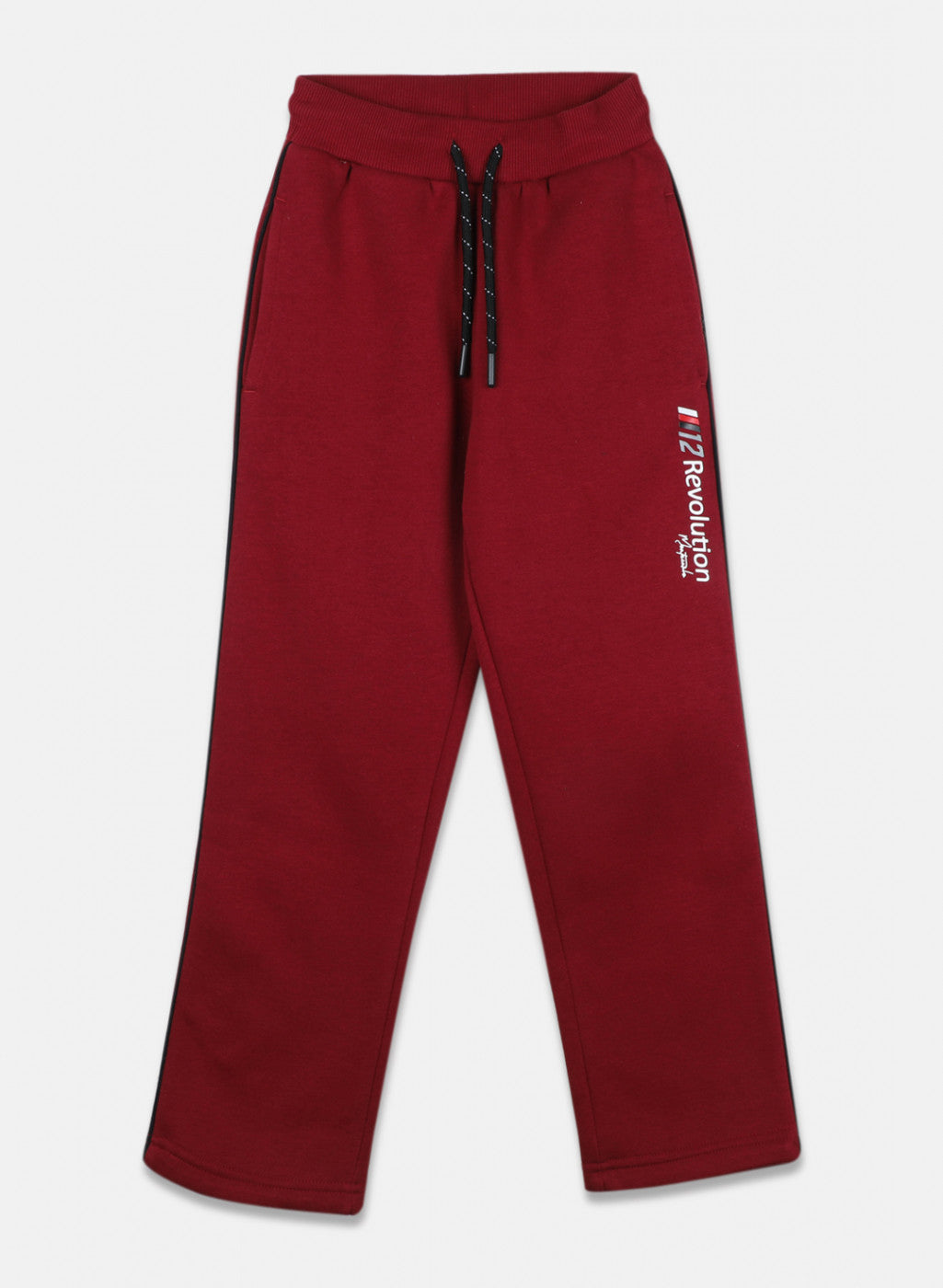 Boys Maroon Regular Fit Lower