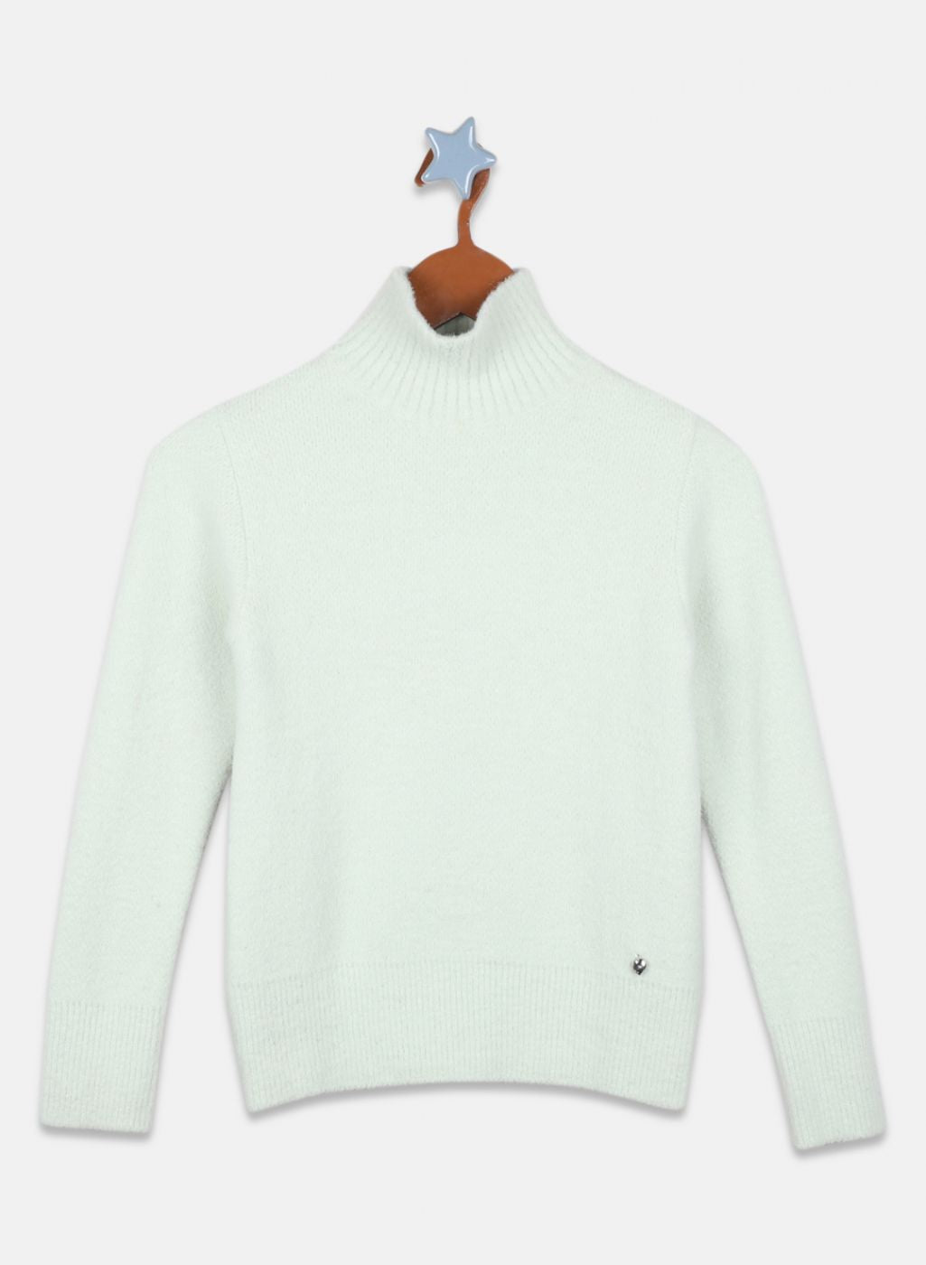 Girls Green Solid Top