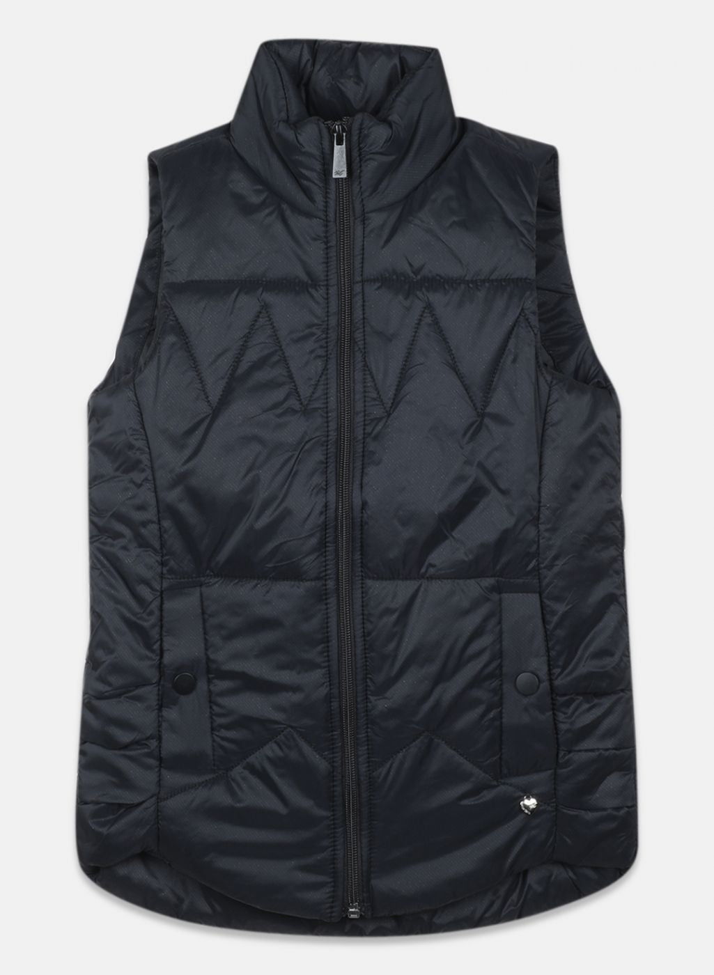 Girls Black Solid Jacket